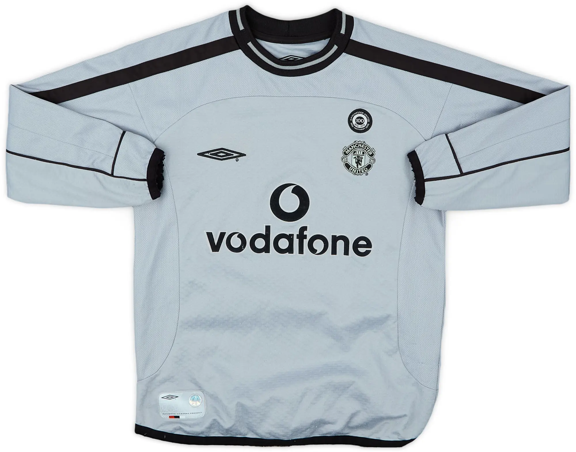 Umbro 2001-02 Manchester United Centenary GK Shirt - 8/10 - (6-7 Years)