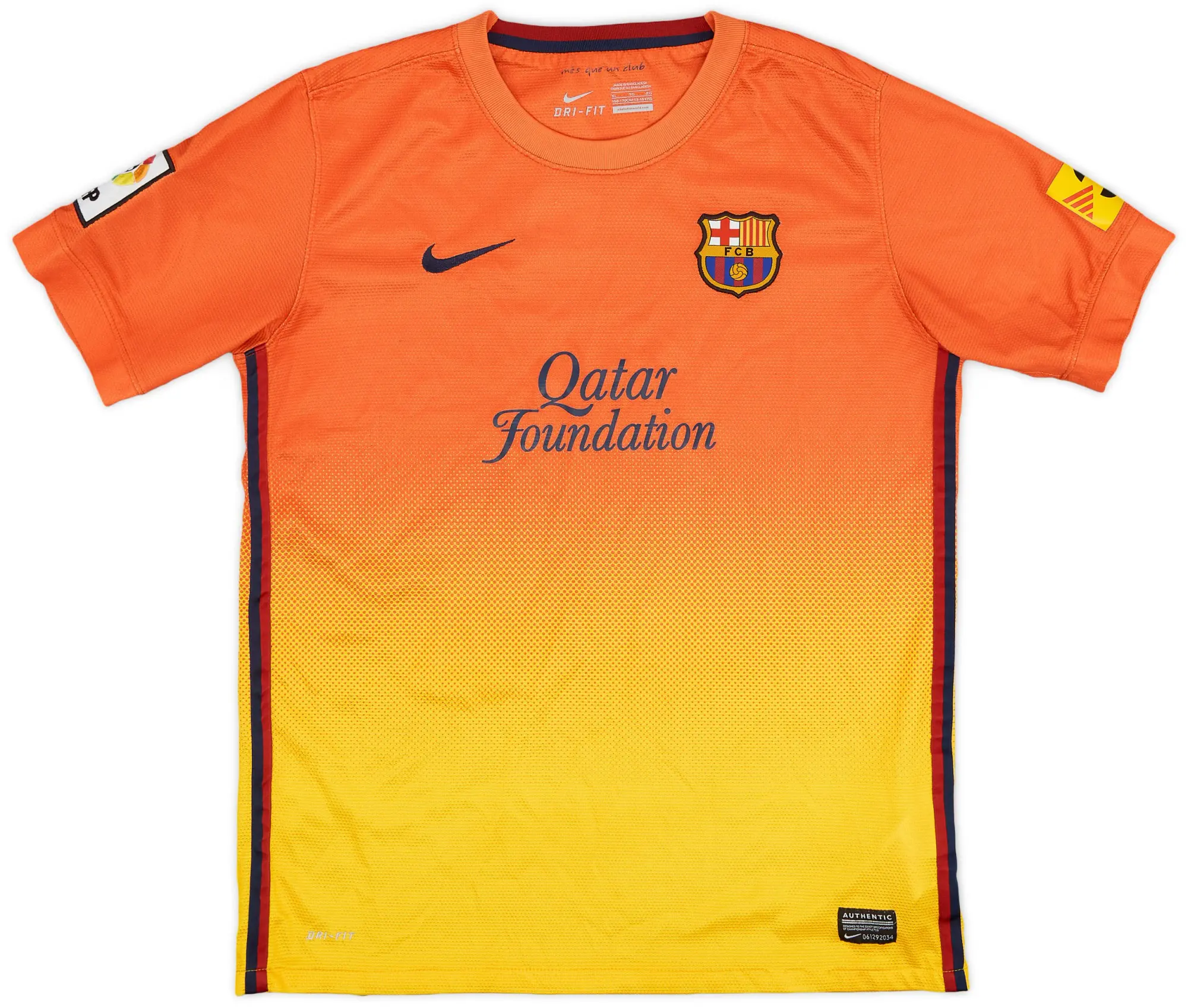 Nike 2012-13 Barcelona Away Shirt - 7/10 - (XL.Boys)