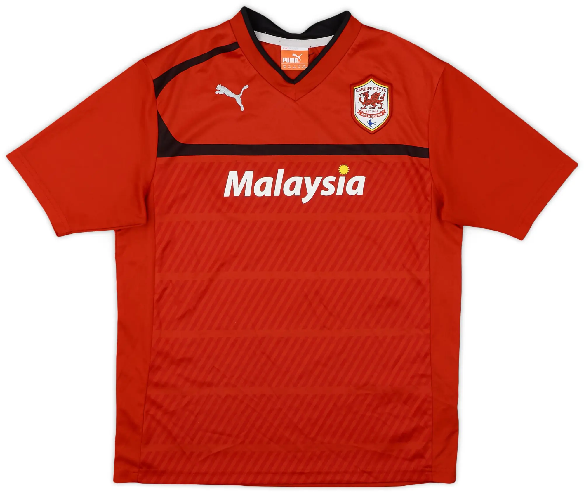 Puma 2013-14 Cardiff Home Shirt - 7/10 - (XL.Boys)