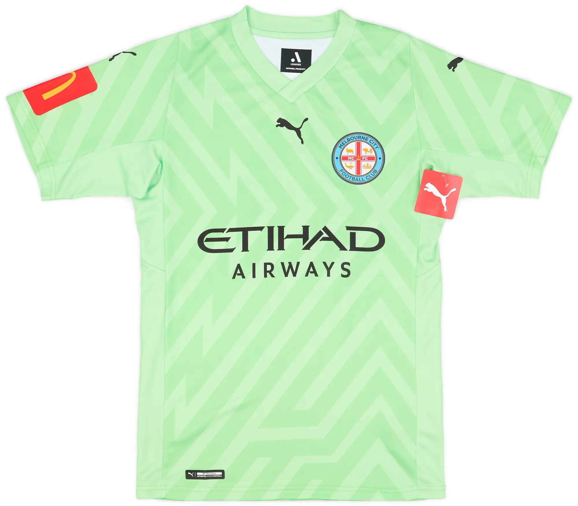 Puma 2023-24 Melbourne City GK Shirt (XS)