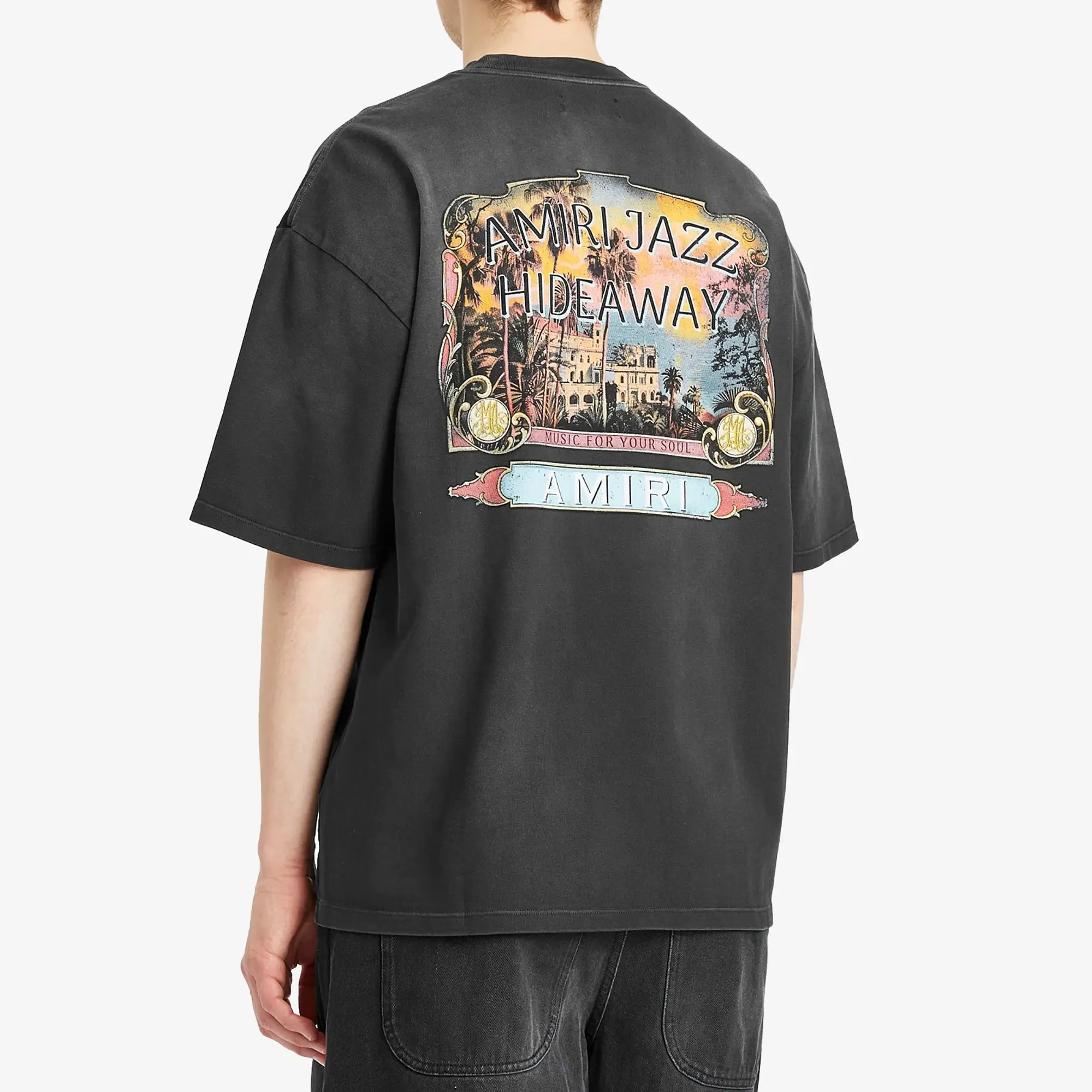 AMIRI Men's AMIRI Men's Jazz Hideaway T-Shirt Black