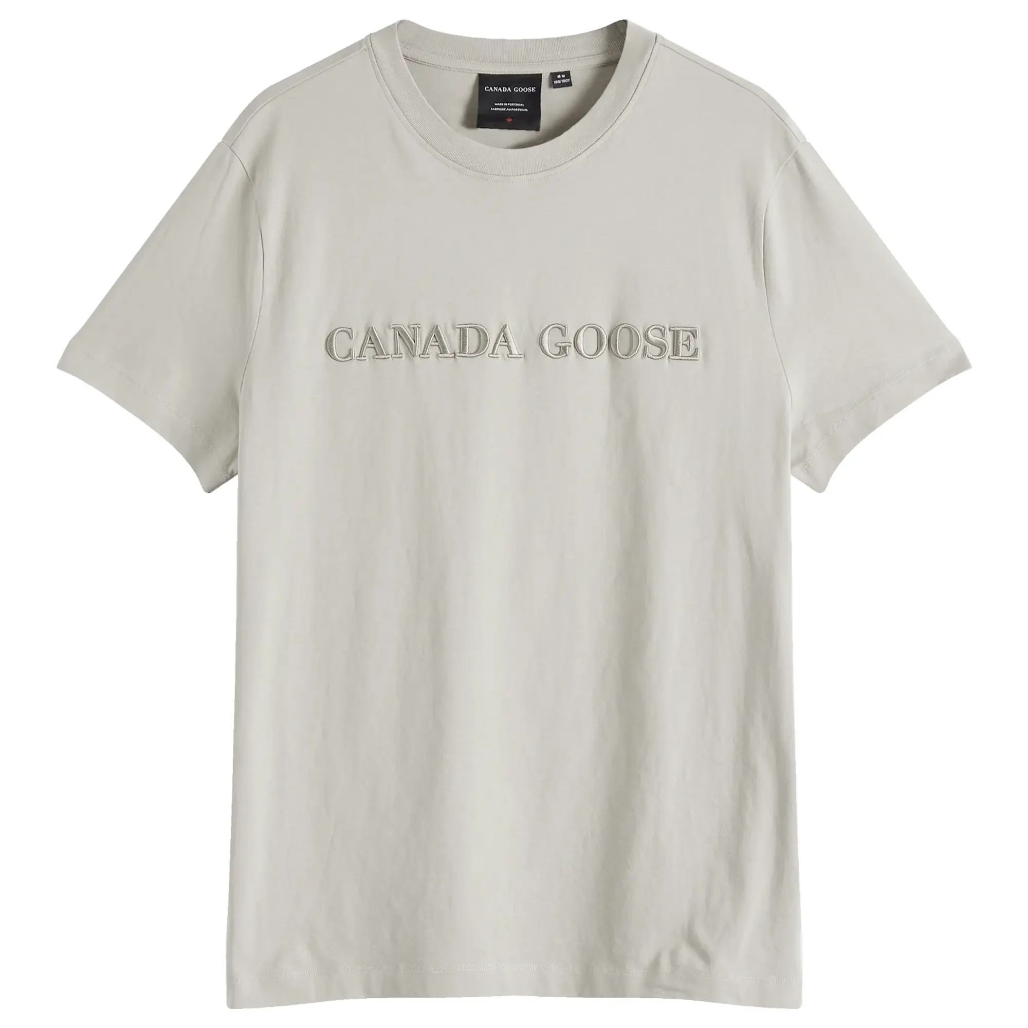 Canada Goose Emersen Embroidered T-Shirt - Limestone - Calcaire