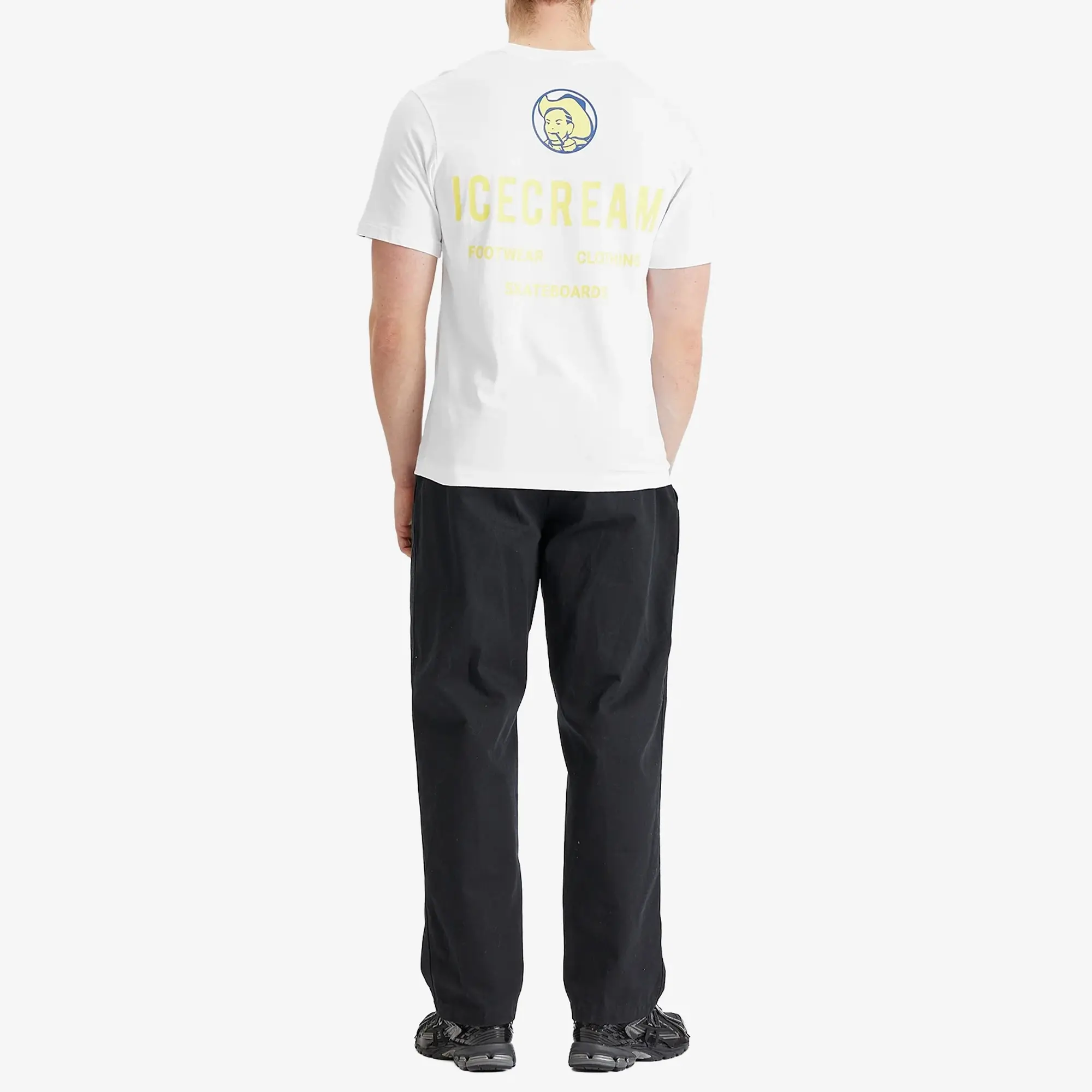 ICECREAM Men's Cowboy T-Shirt White