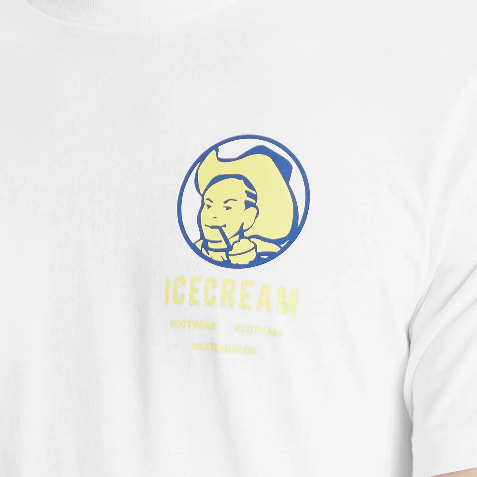 ICECREAM Men's Cowboy T-Shirt White
