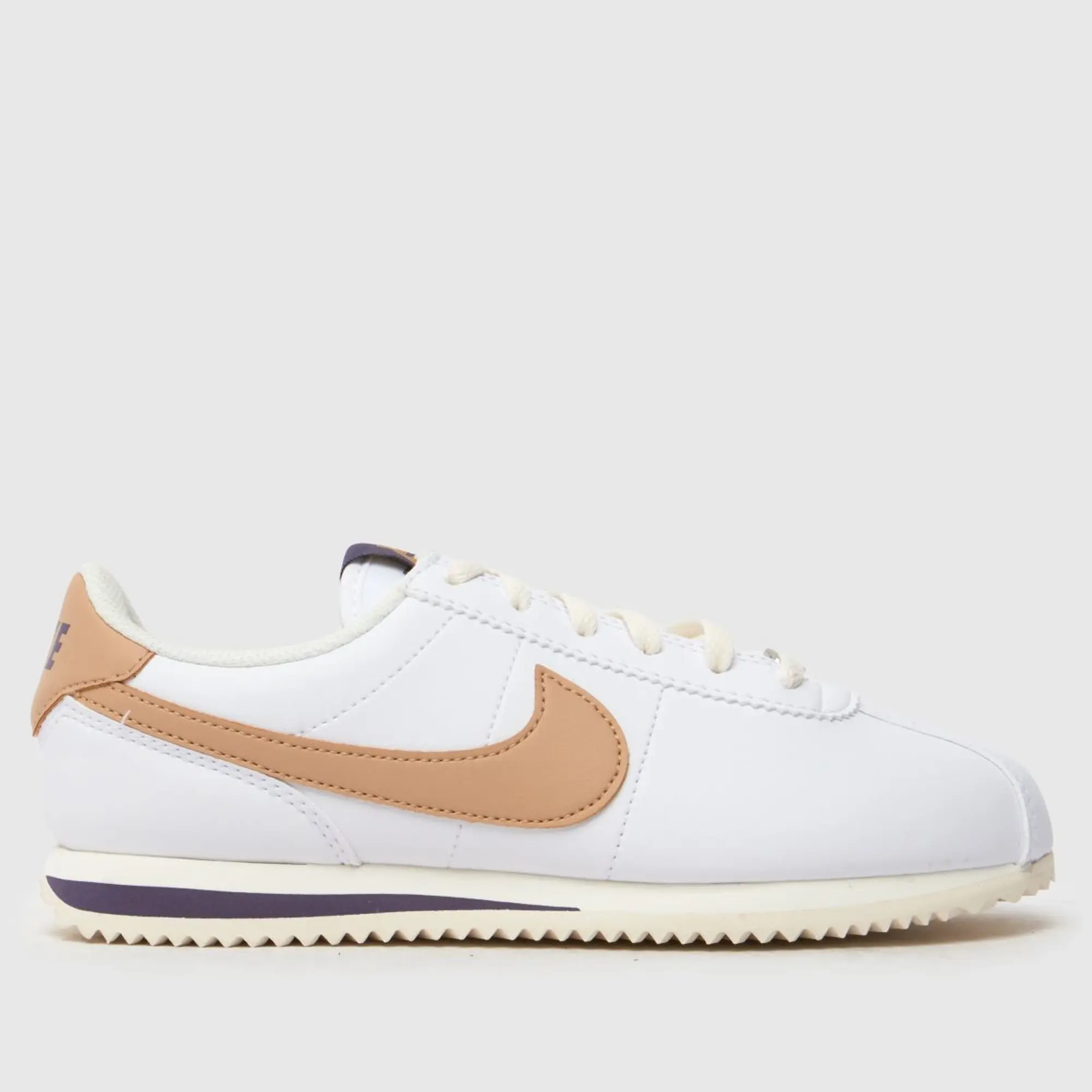 Nike Junior Cortez Trainer - White - Size 4 - White