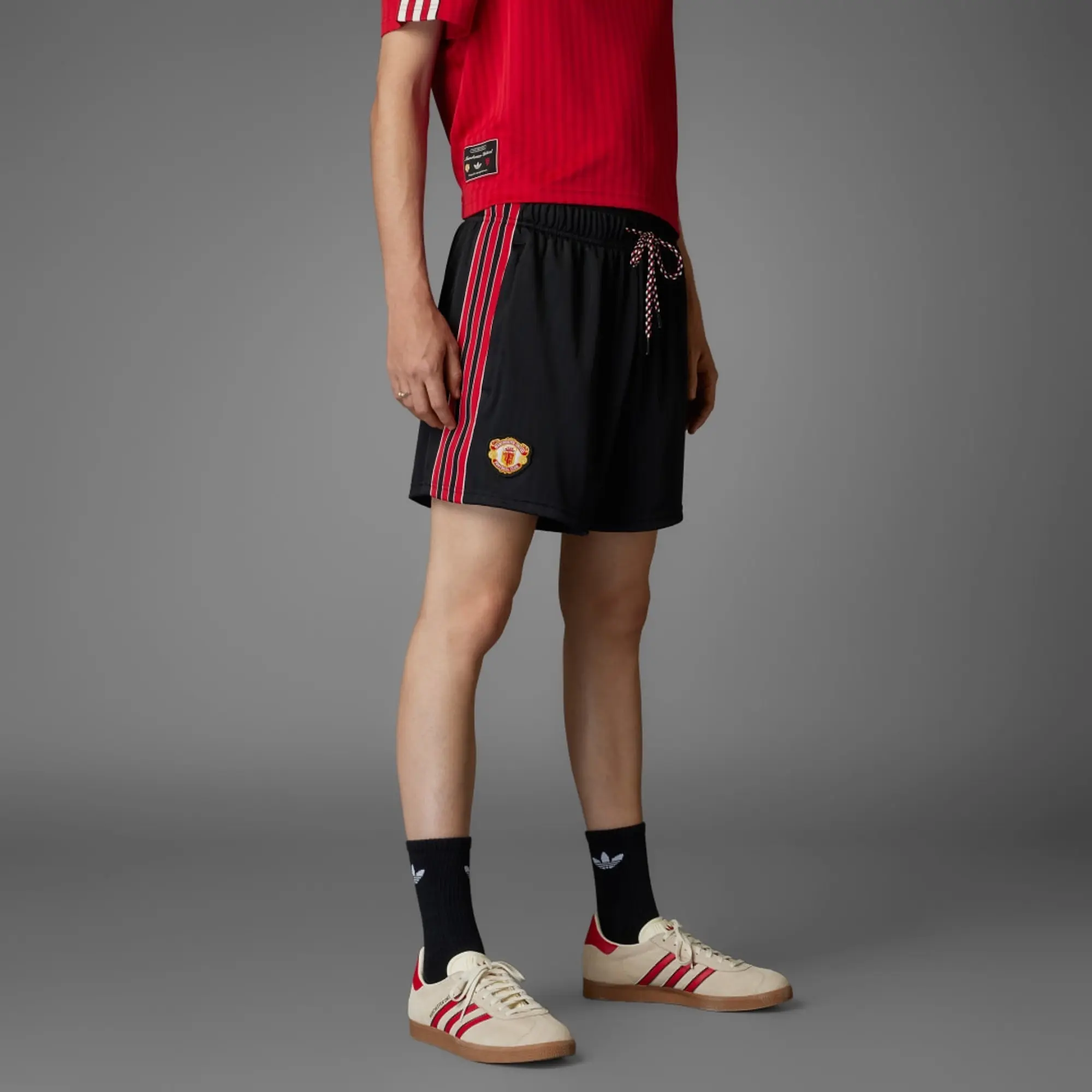 Adidas Men's MUFC Icon Shorts Black