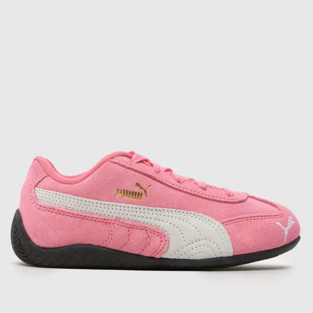PUMA pale pink speedcat Girls Junior trainers | 401699_05 | FOOTY.COM