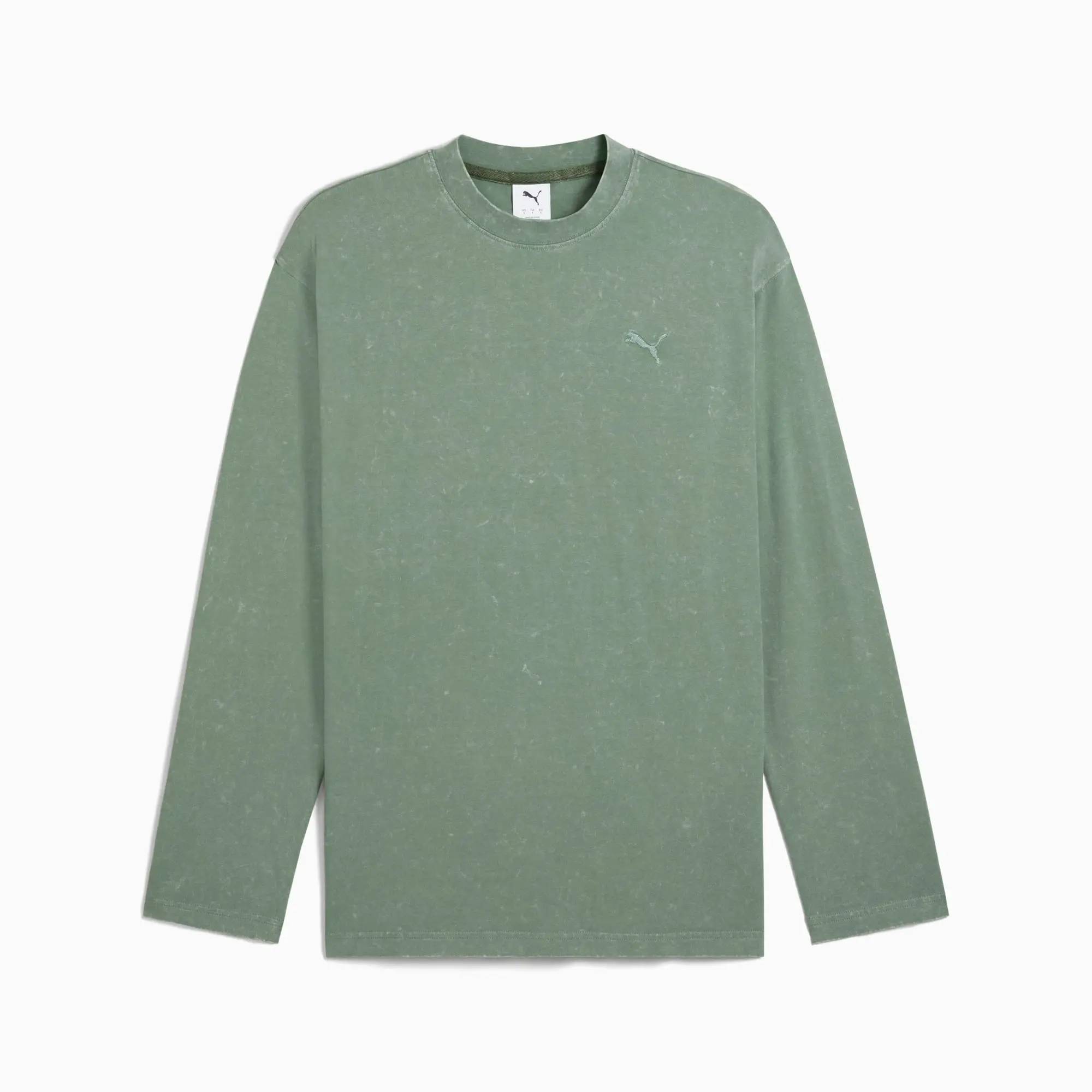 Future.PUMA.Archive Relaxed Dye Tee Shirt Unisex, Green Moon