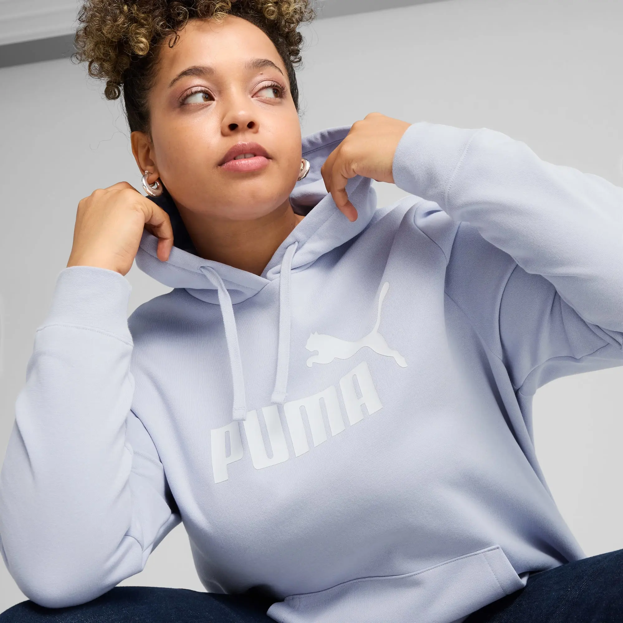 PUMA Ess No. 1 Logo Hoodie Women, Cool Weather