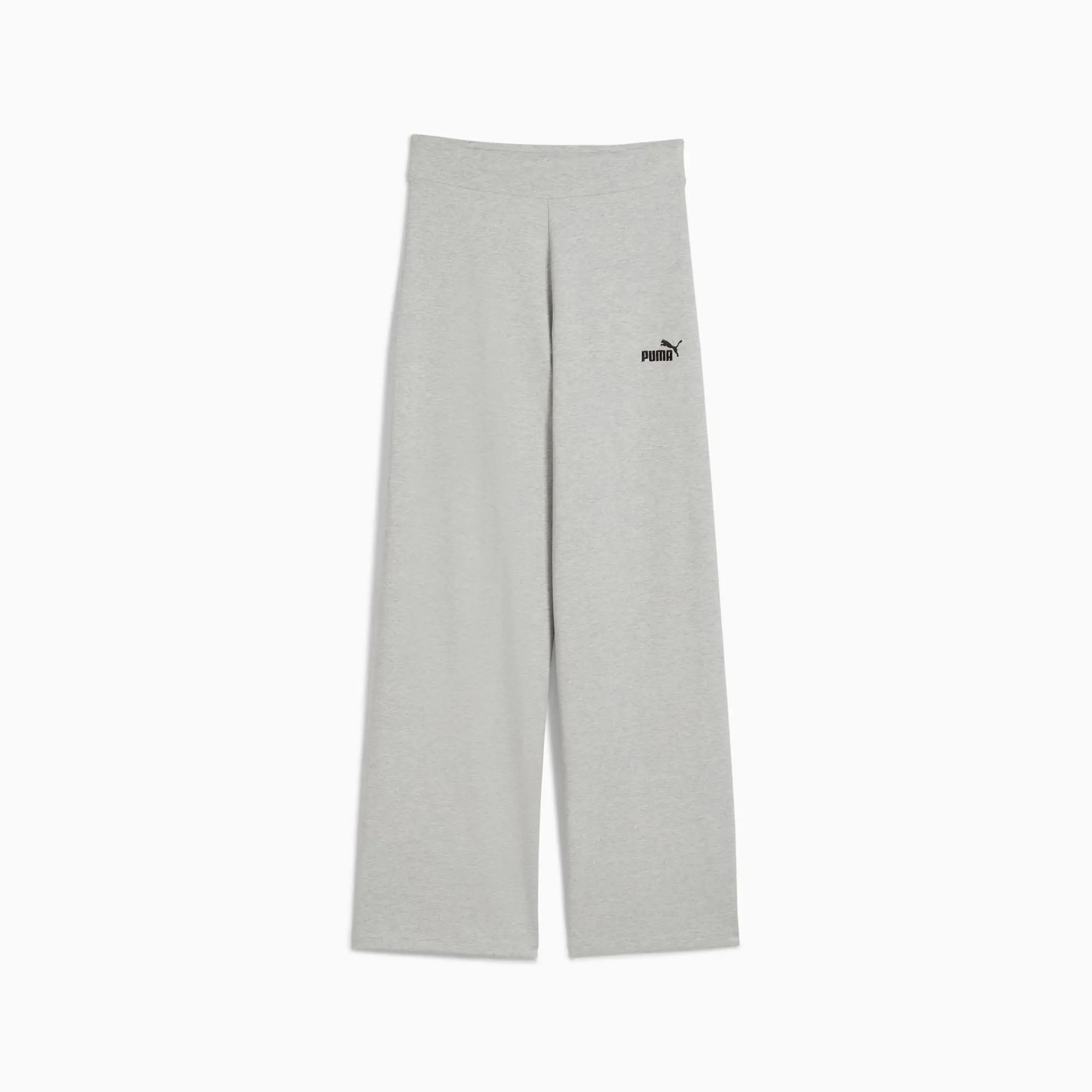 PUMA Ess Small No. 1 Logo High-Waist Straight Leggings Women, Light Grey Heather