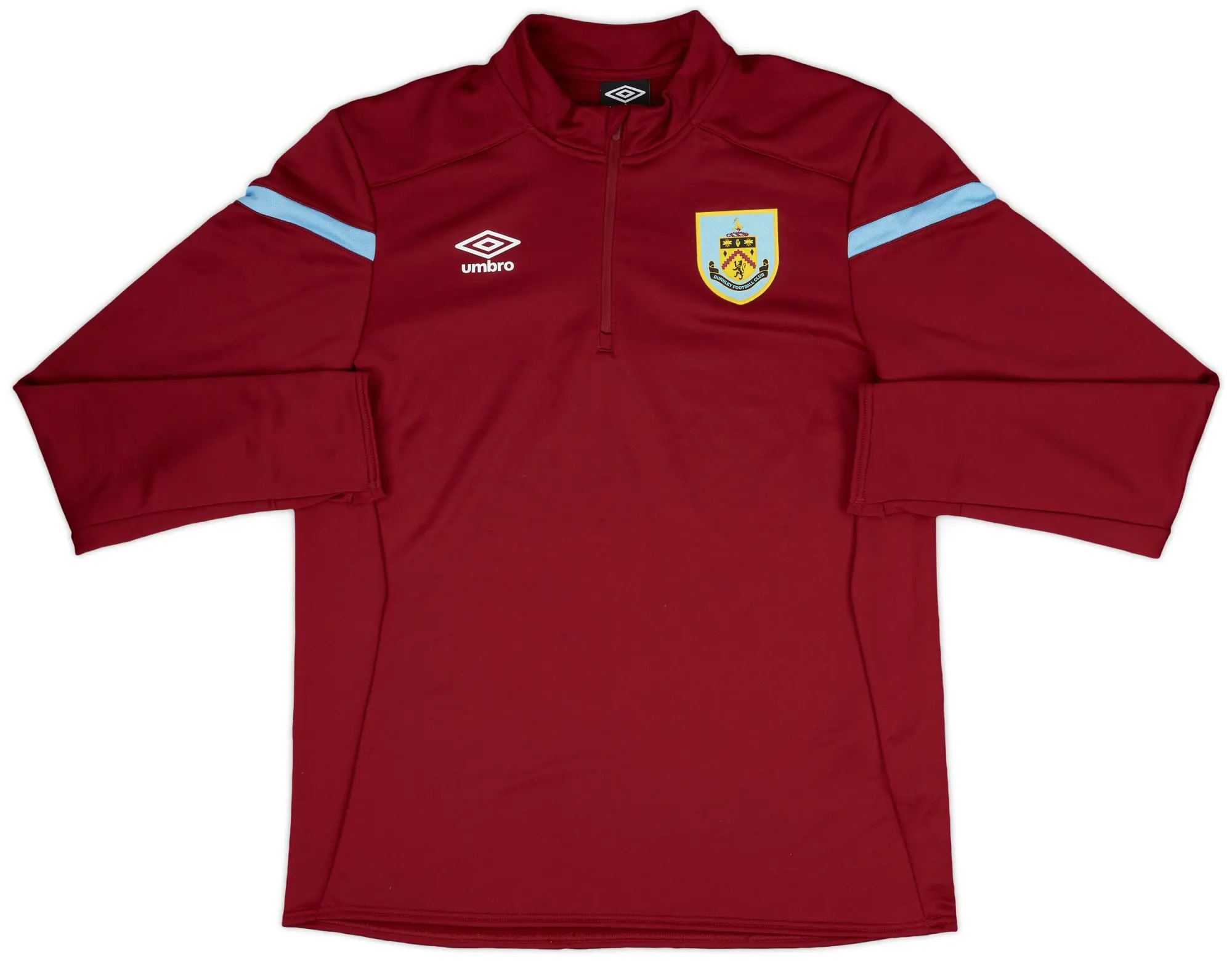 2019-20 Burnley Umbro 1/4 Zip Drill Top - 9/10 - (L)