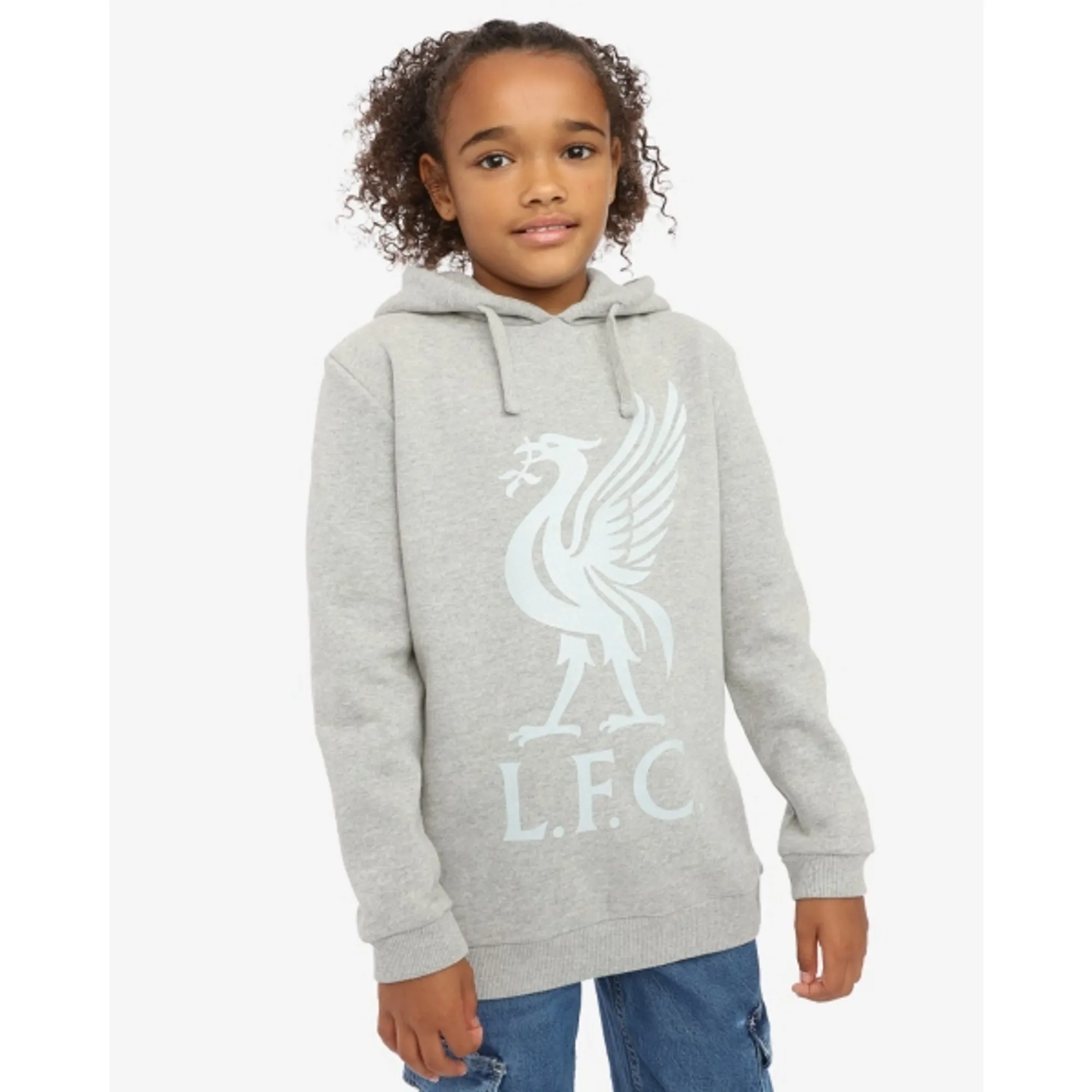 Liverpool FC LFC Junior Glitter Liverbird Hoody