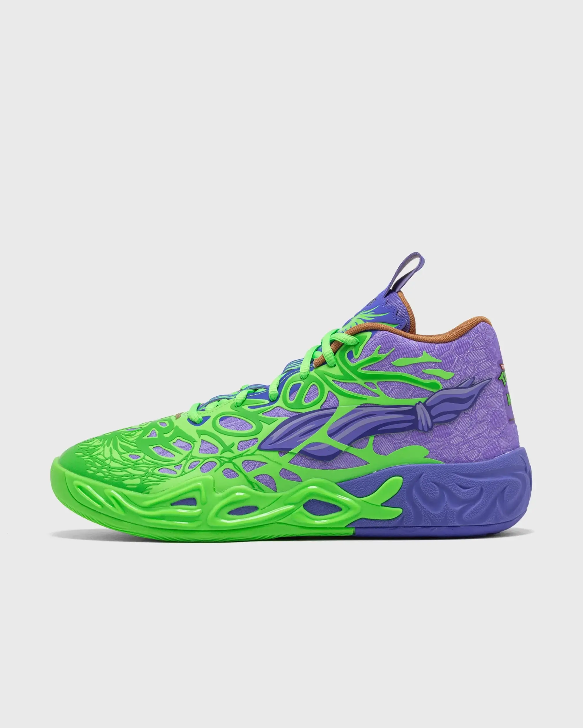 PUMA Hoops x Tmnt MB.04 Rd Basketball Shoes Unisex, Green Pes/Red/Dark Amethyst