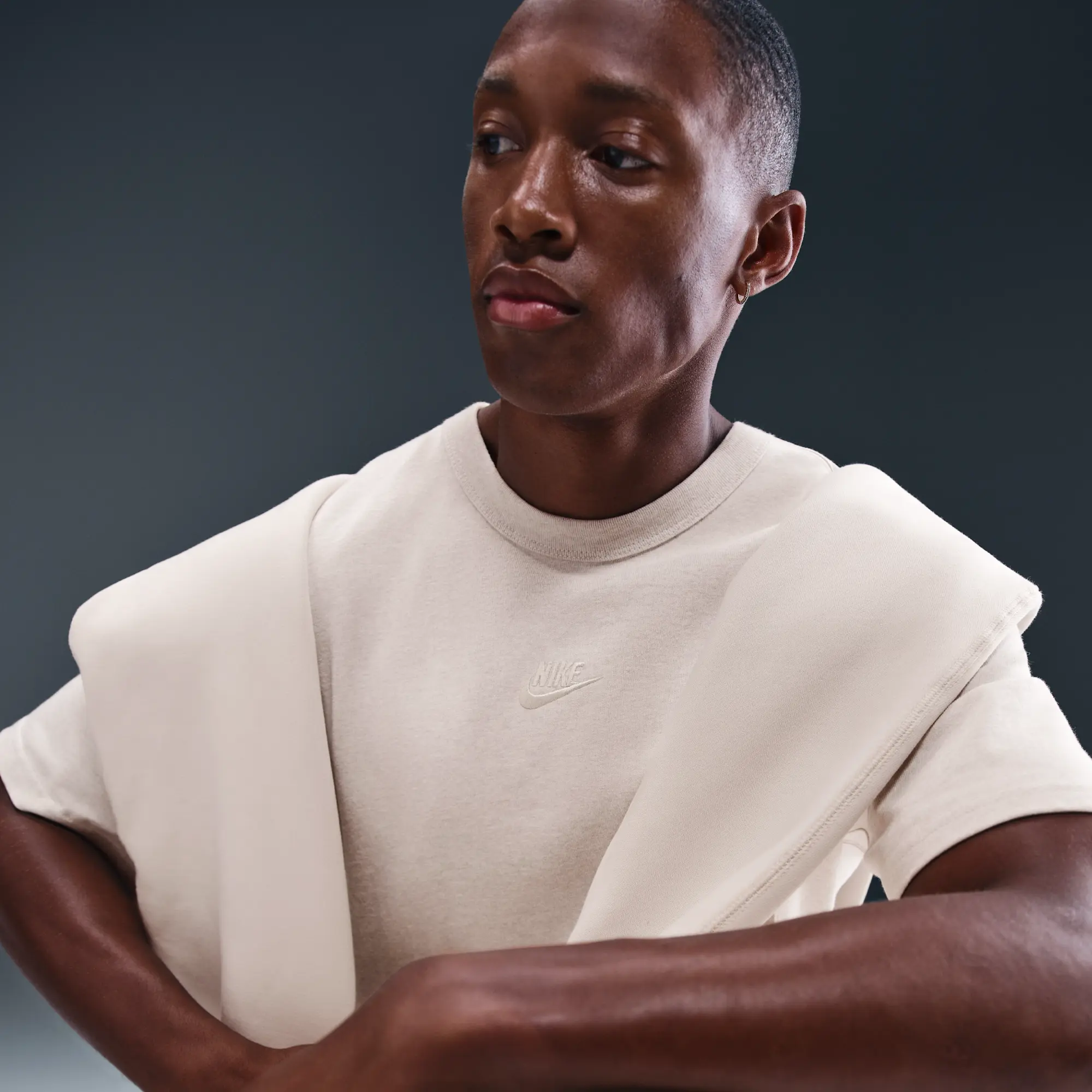 Nike Premium Essentials T-Shirt, Ecru Tint