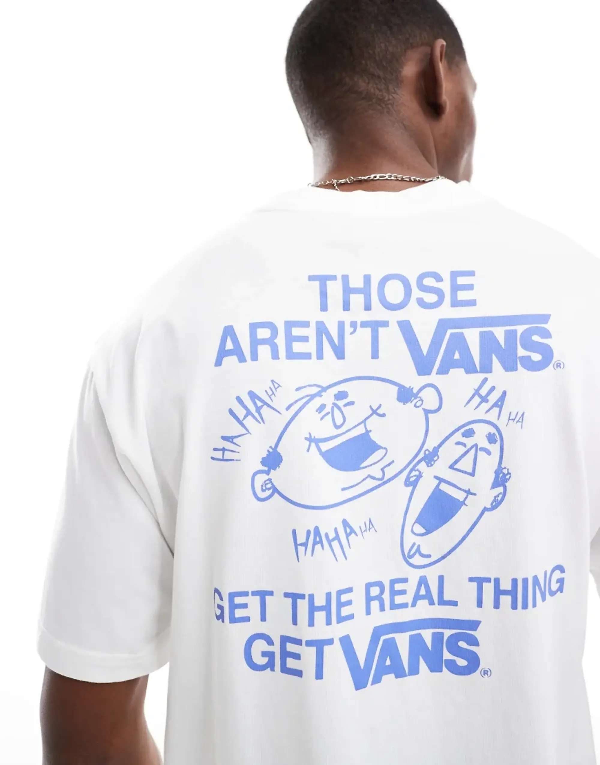 Vans - Chuckling Duo T-Shirt, Man, White