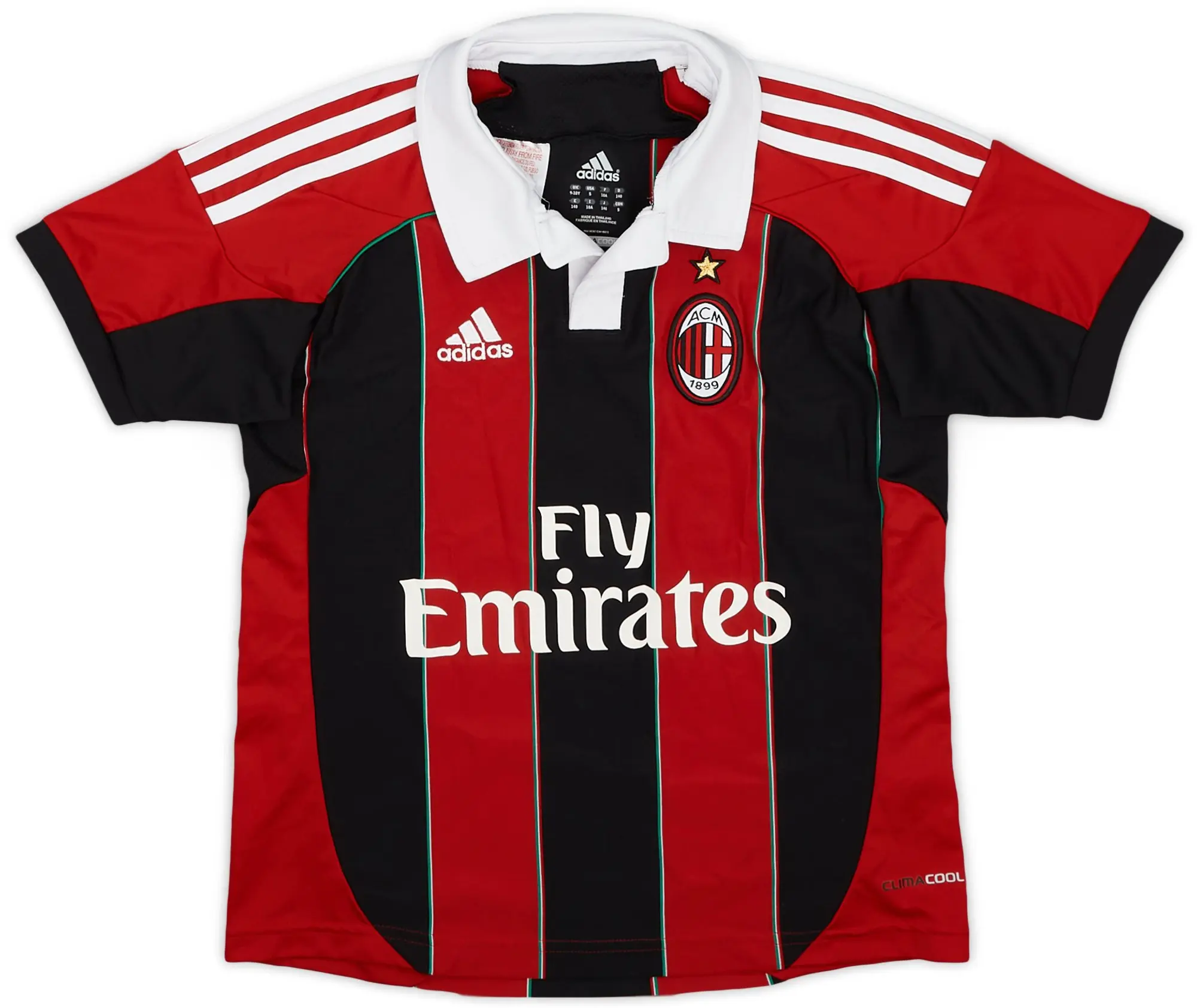 adidas 2012-13 AC Milan Home Shirt - 8/10 - (S.Boys)