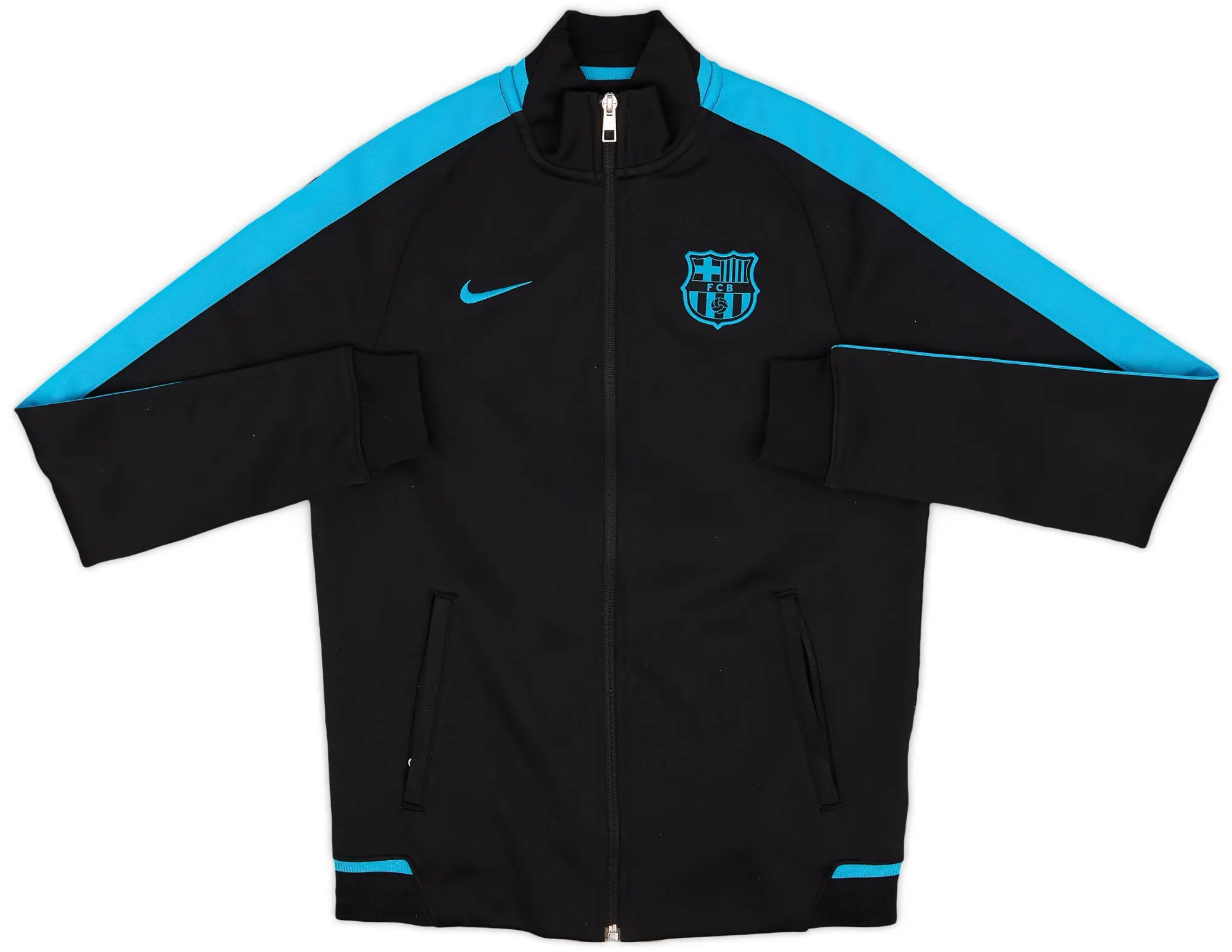 2015-16 Barcelona Nike N98 Track Jacket - 9/10 - (M.Boys)