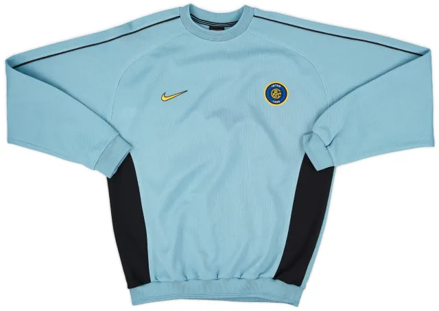 1999-00 Inter Milan Nike Sweat Top - 7/10 - (S) | INTJ99-773