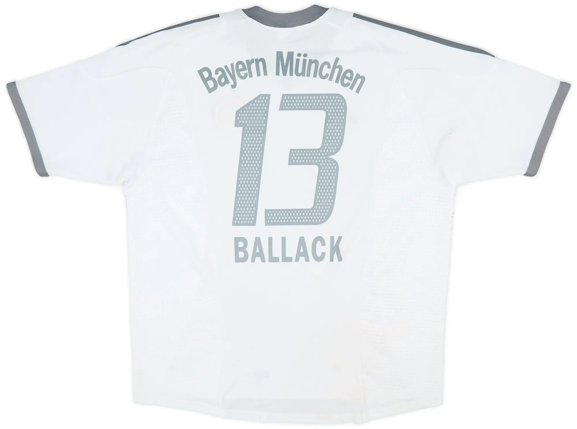 adidas 2002-03 Bayern Munich Away Shirt Ballack #13 - 5/10 - (XL)