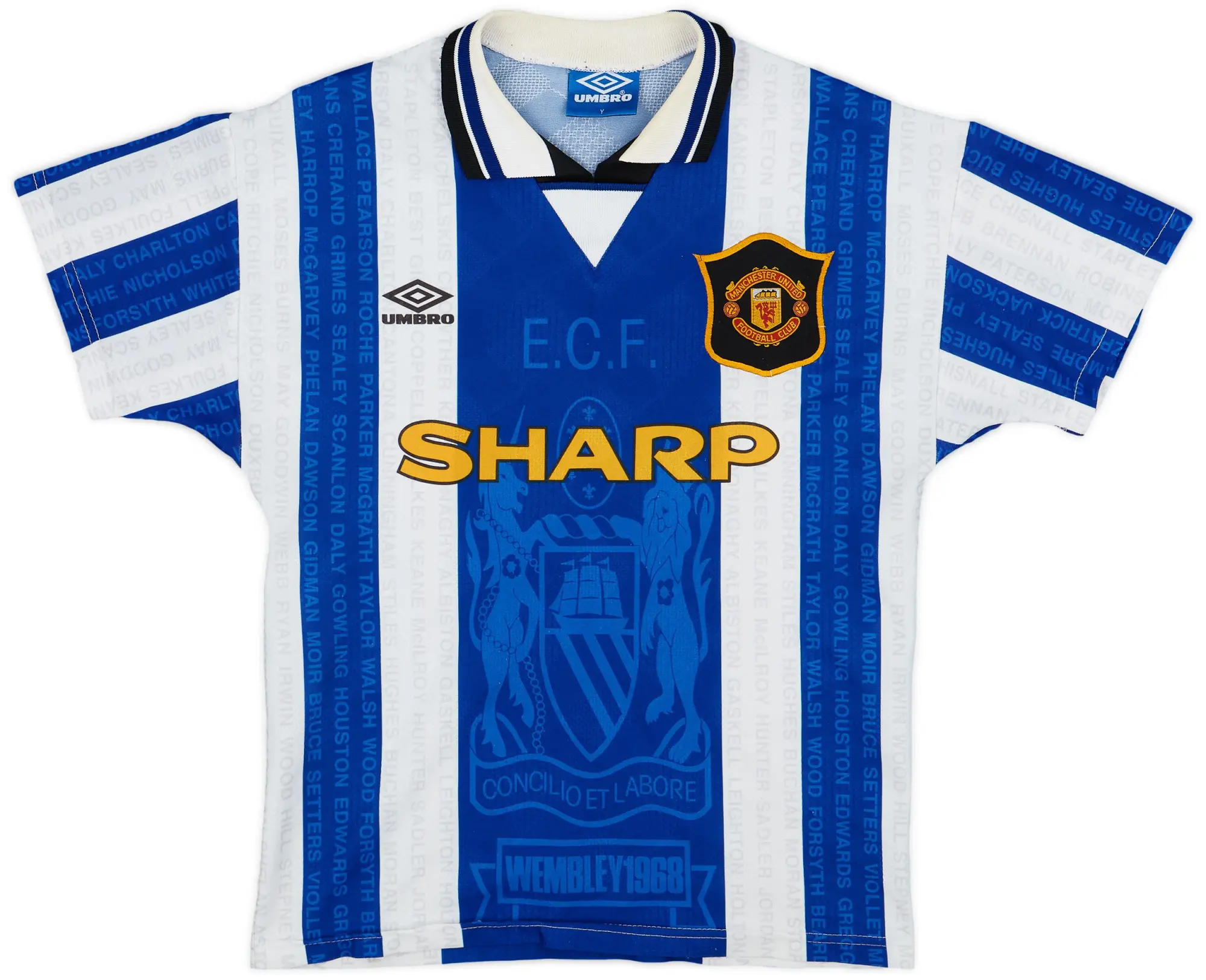 Umbro 1994-96 Manchester United Third Shirt - 7/10 - (XL.Boys)