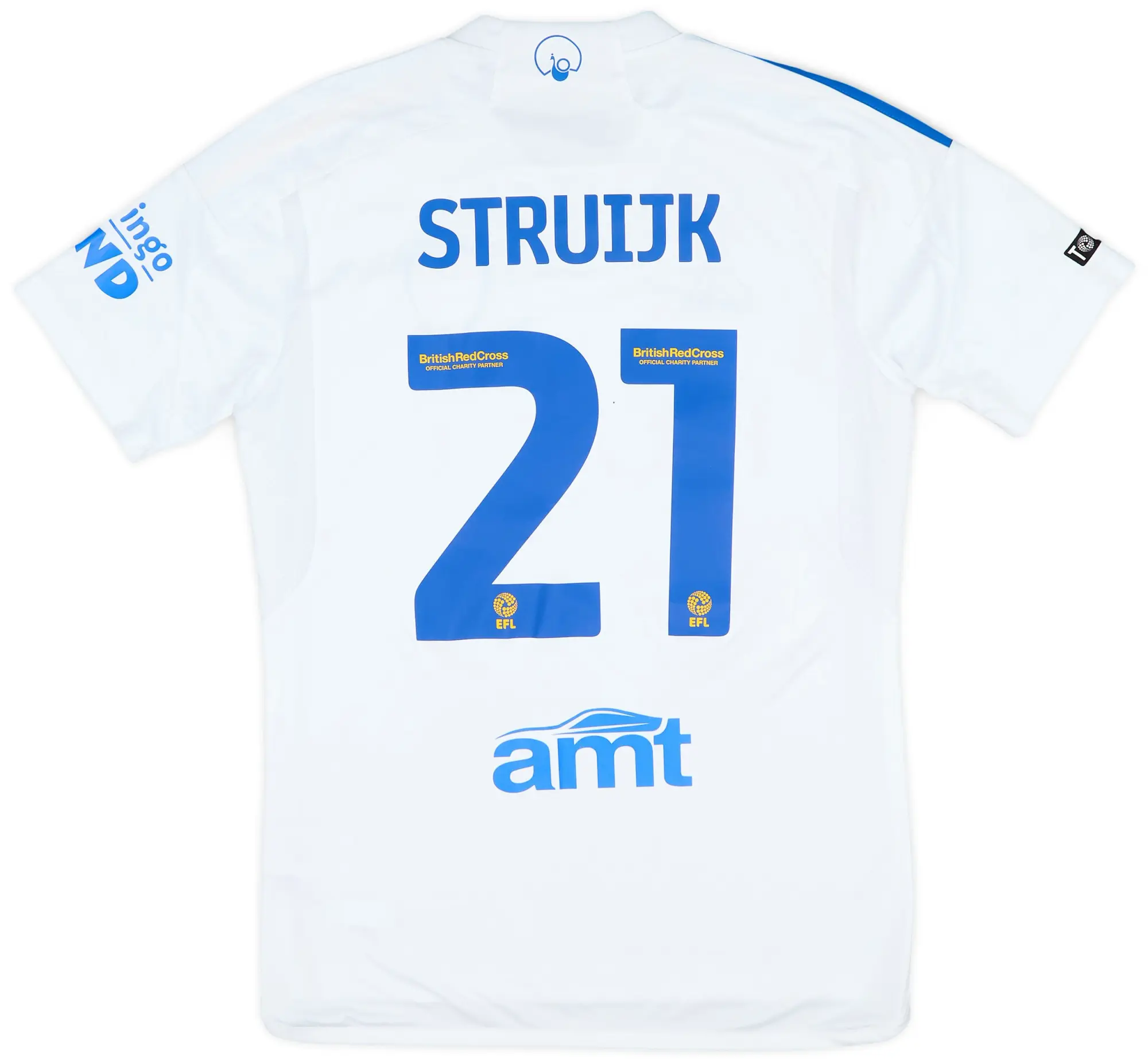 adidas 2023-24 Leeds Match Issue Home Shirt Struijk #21