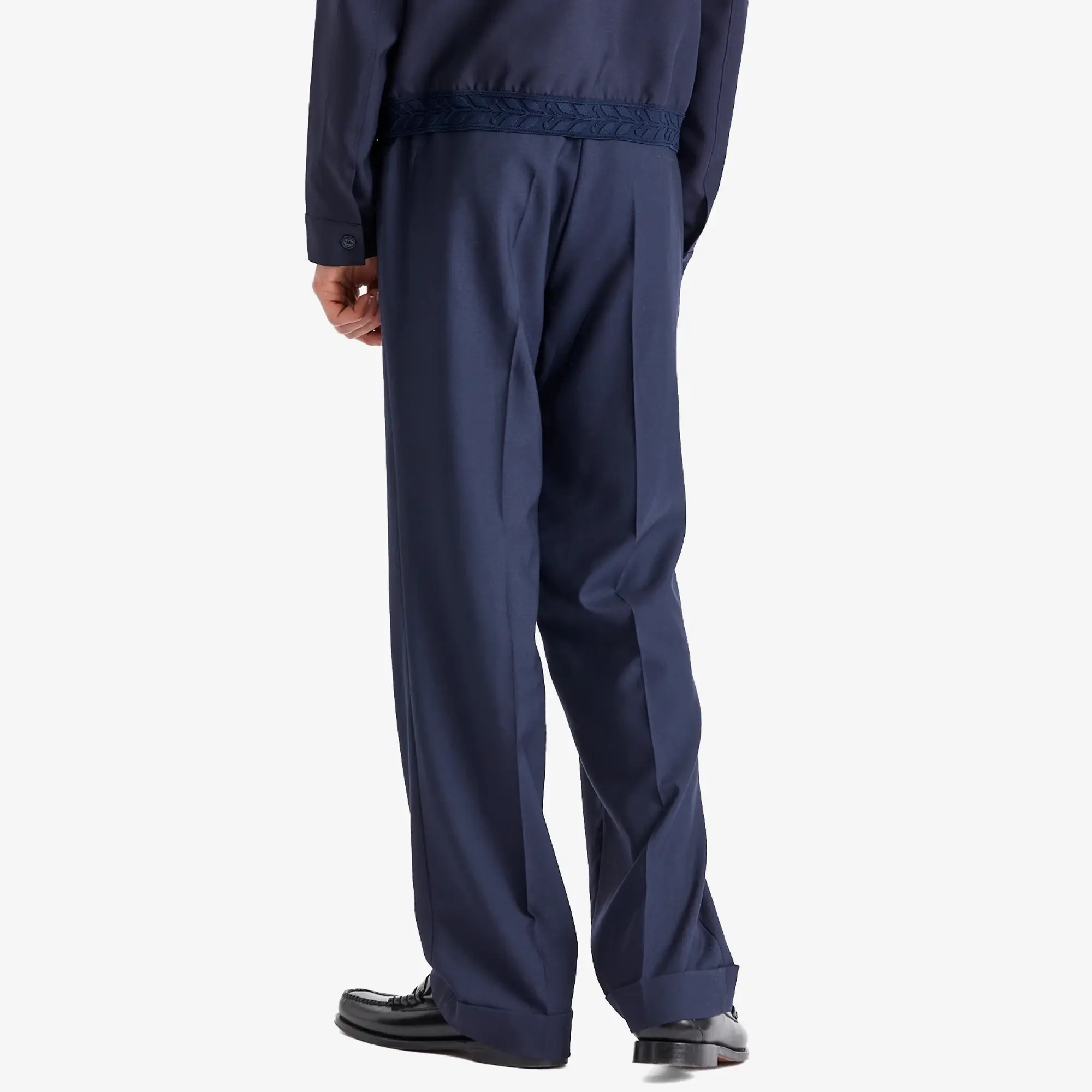 Casablanca Men's Sports Tailored Trousers Navy