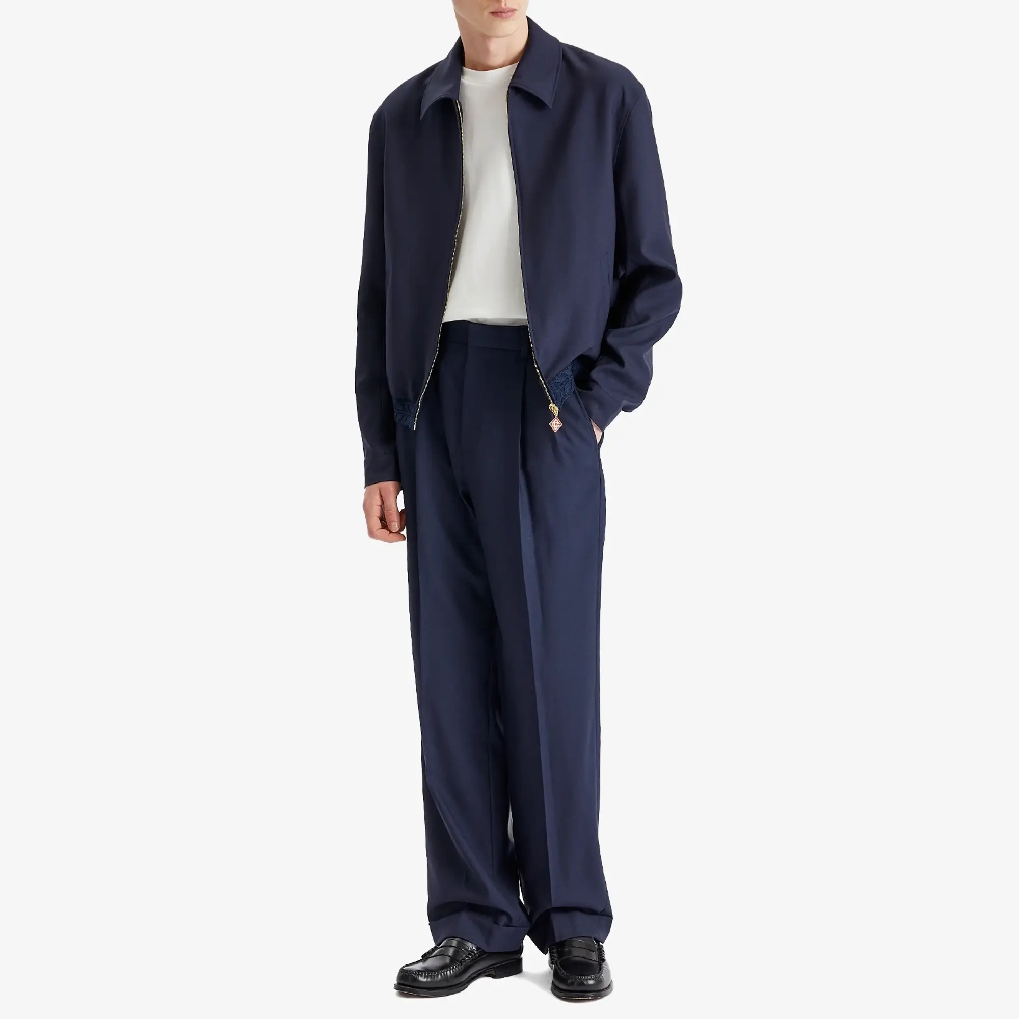 Casablanca Men's Sports Tailored Trousers Navy