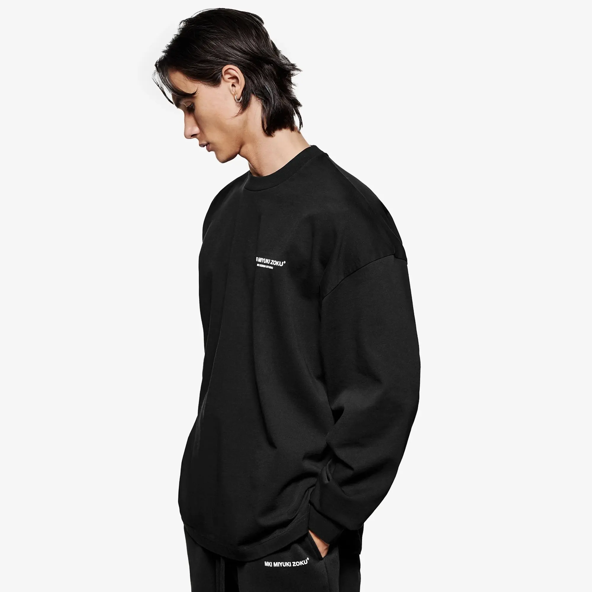 MKI Men's Design Studio Long Sleeve T-Shirt Black