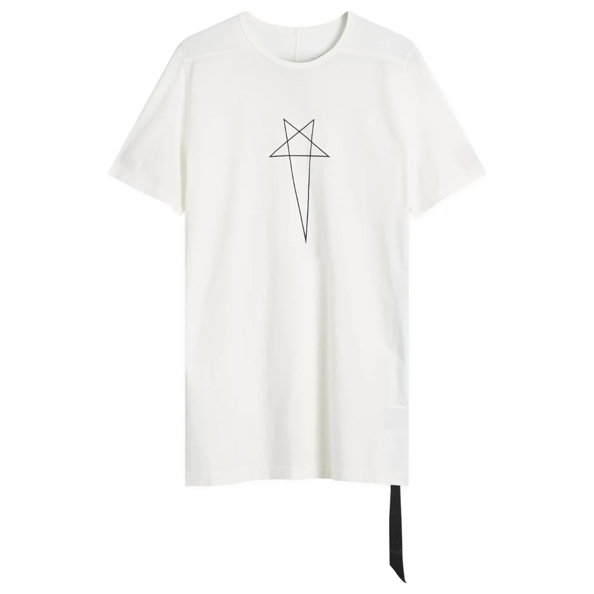 Rick Owens DRKSHDW Men's Level T-Shirt Milk/Black