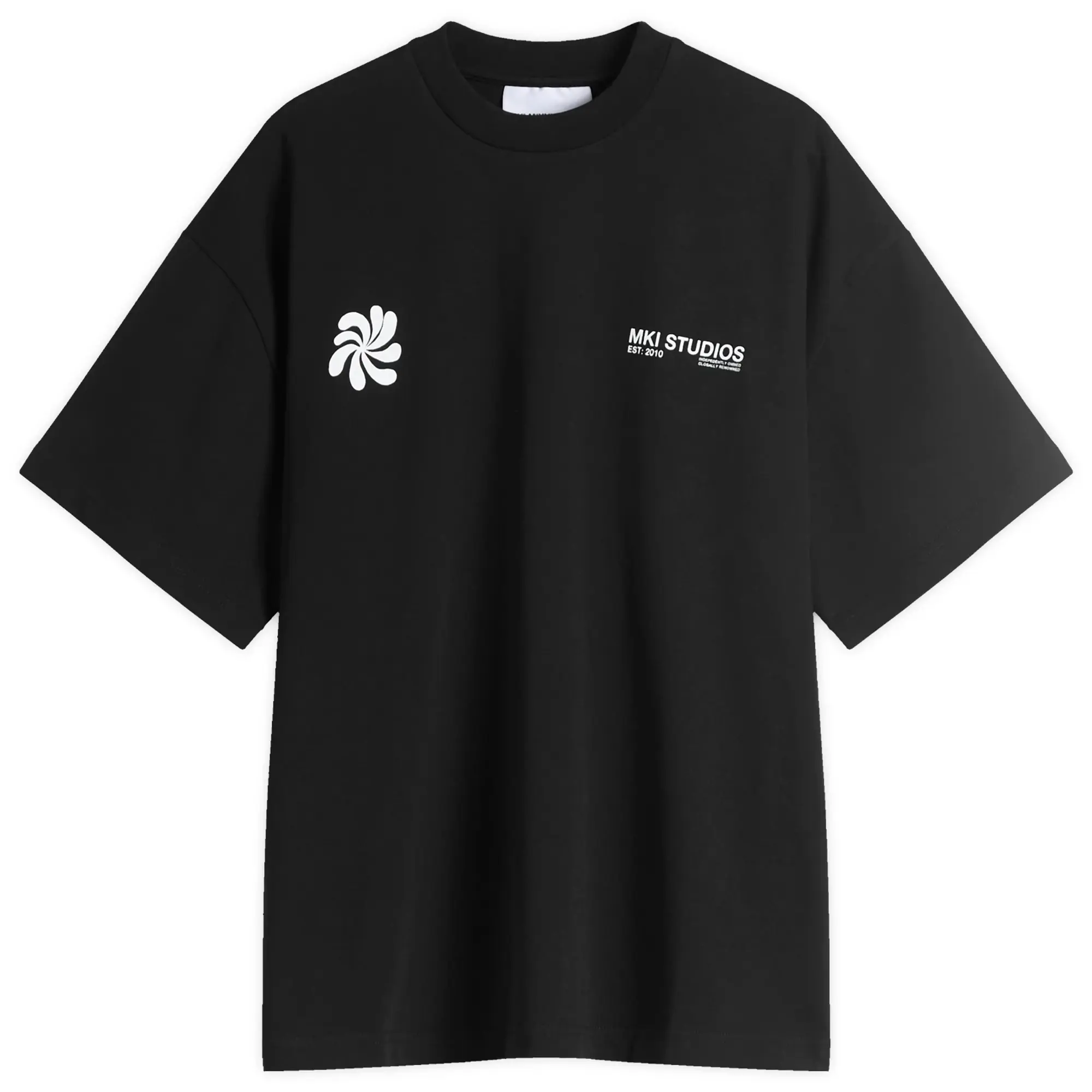 MKI Men's Abstract T-Shirt Black