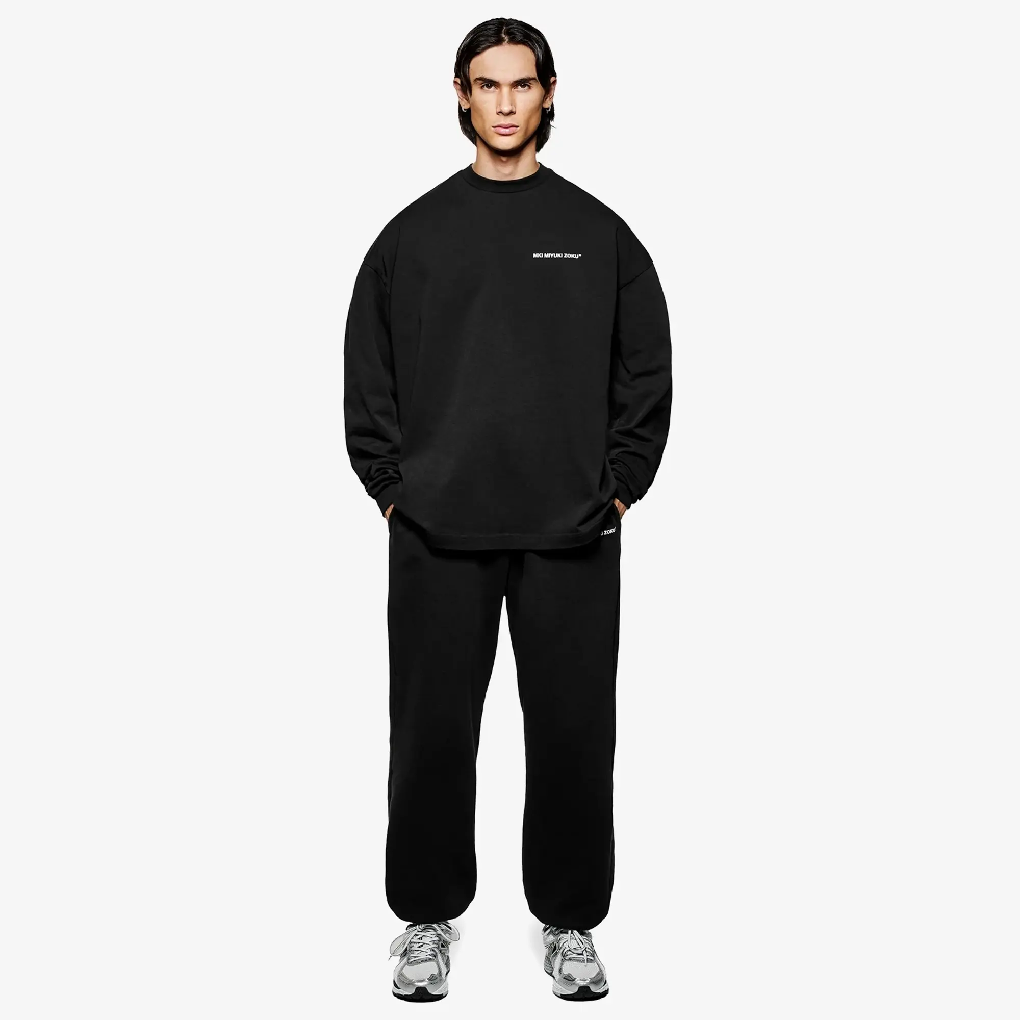 MKI Men's Uniform Long Sleeve T-Shirt Black