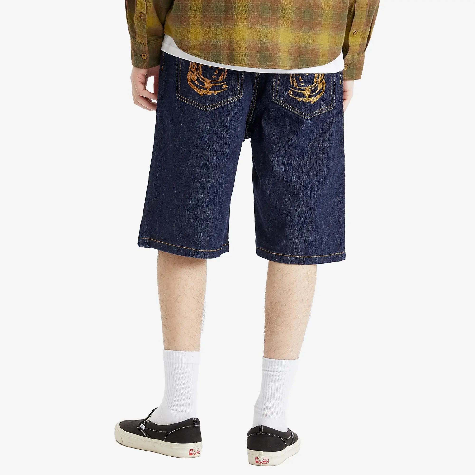 Billionaire Boys Club Men's Astro Denim Shorts Indigo