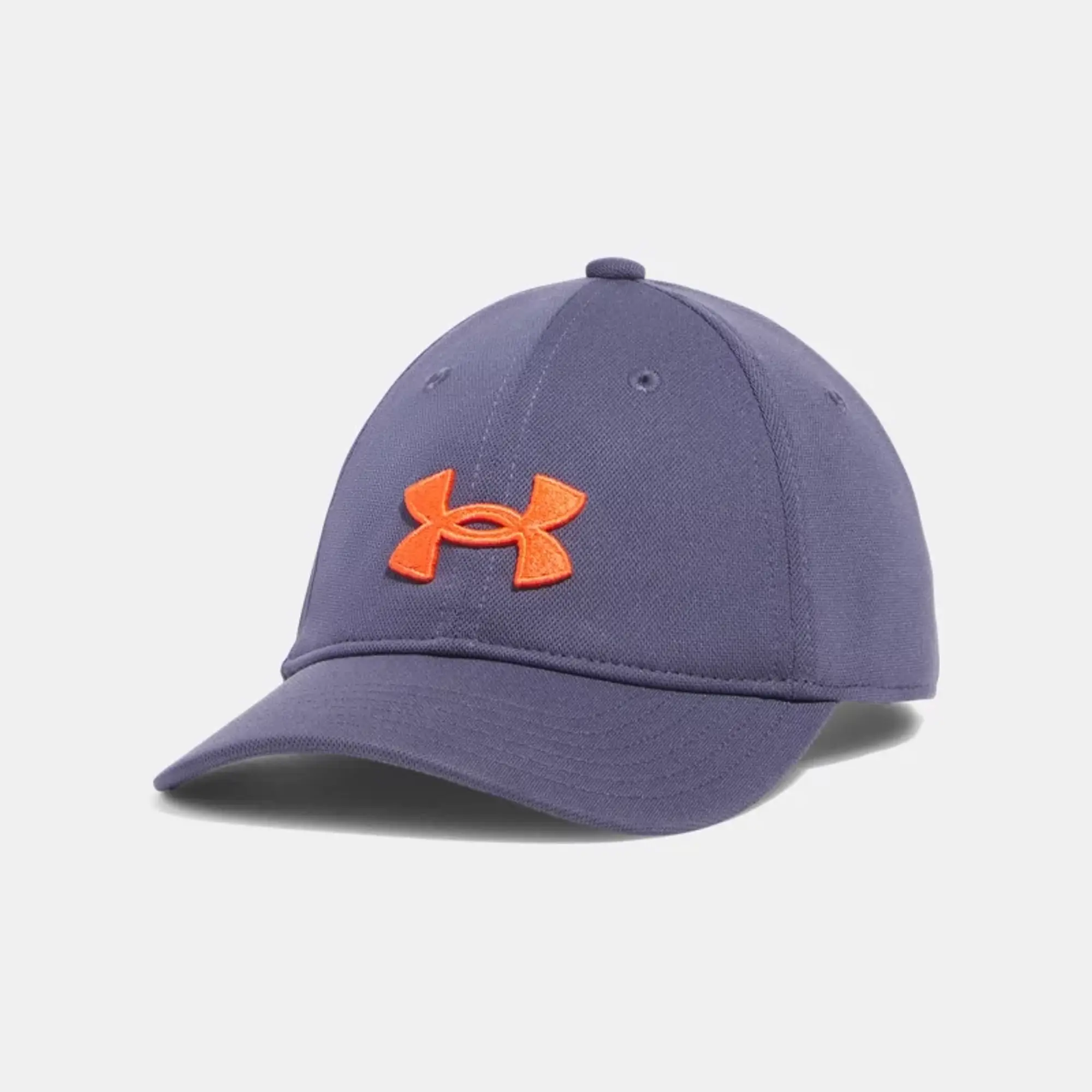 Boys'  Under Armour  Blitzing Adjustable Cap Downpour Gray / Fire OSFM
