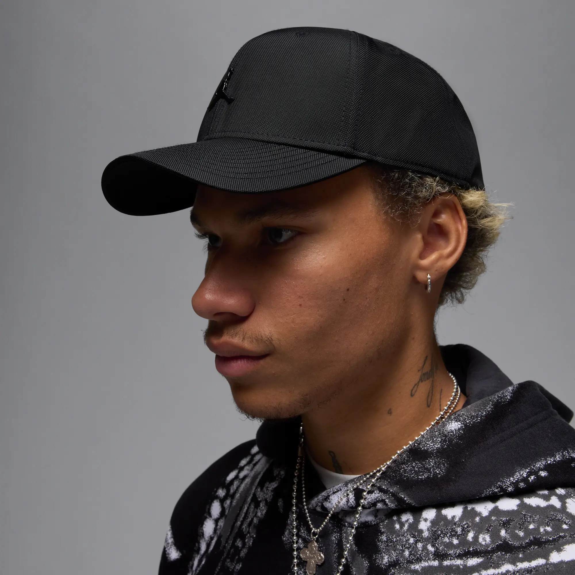 Nike Jordan Jordan Rise Metal Logo Cap - BLACK