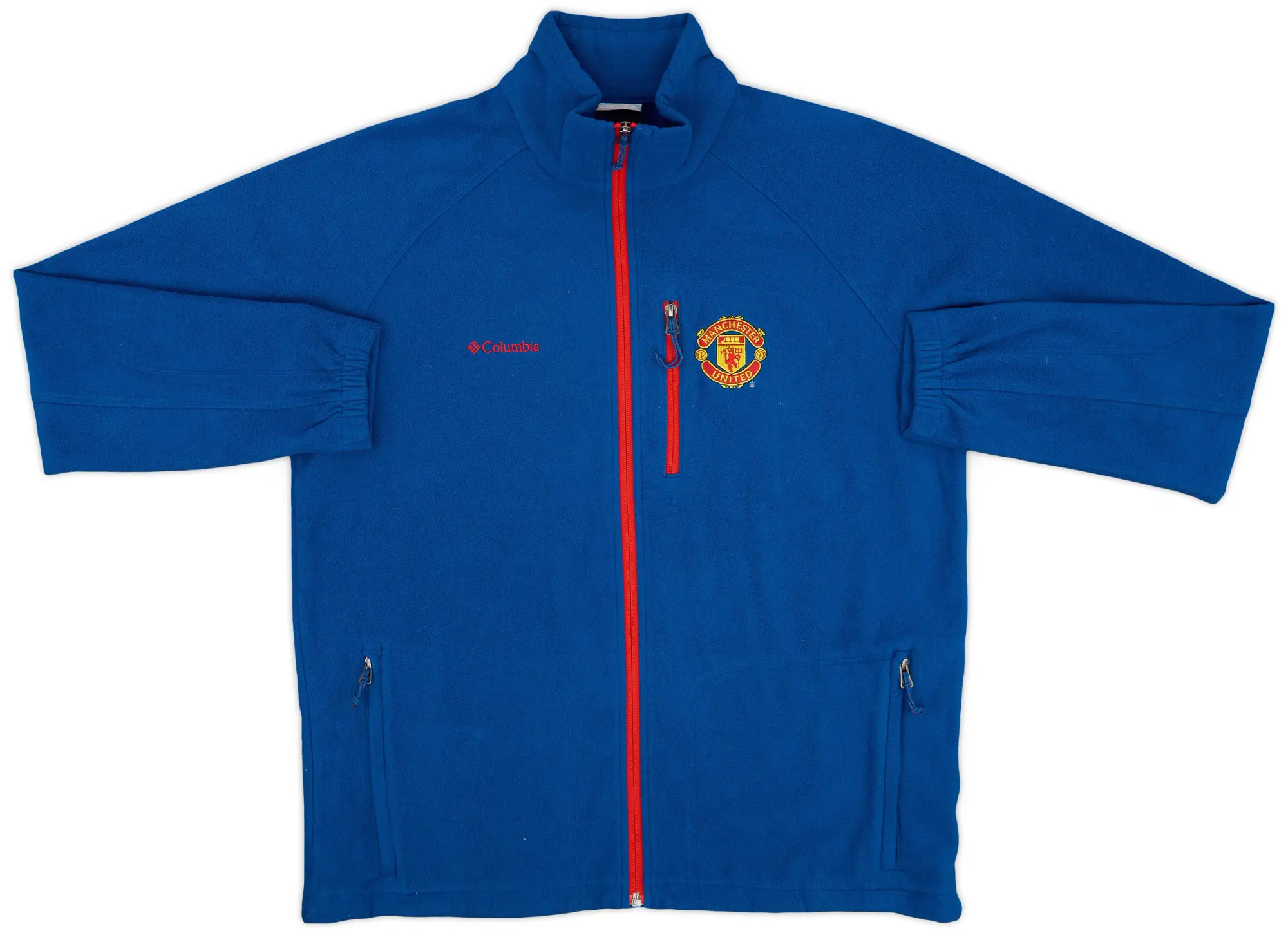 Jacket/Coat 2018-19 Manchester United Columbia Fleece Track Jacket - 8/10 - (XL)