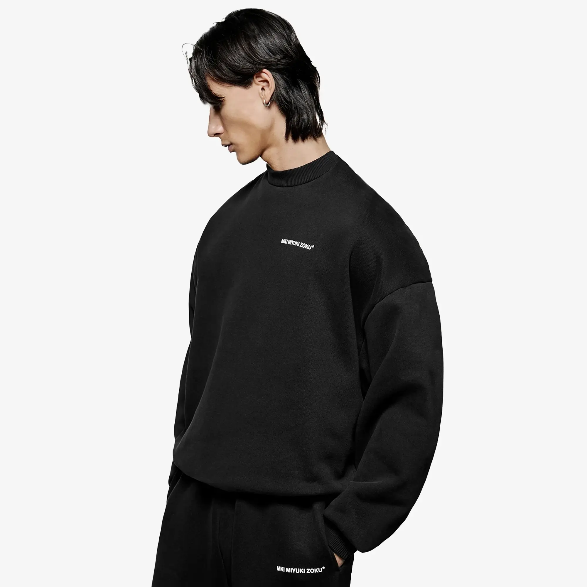 MKI Men's Uniform Crew Sweatshirt Black