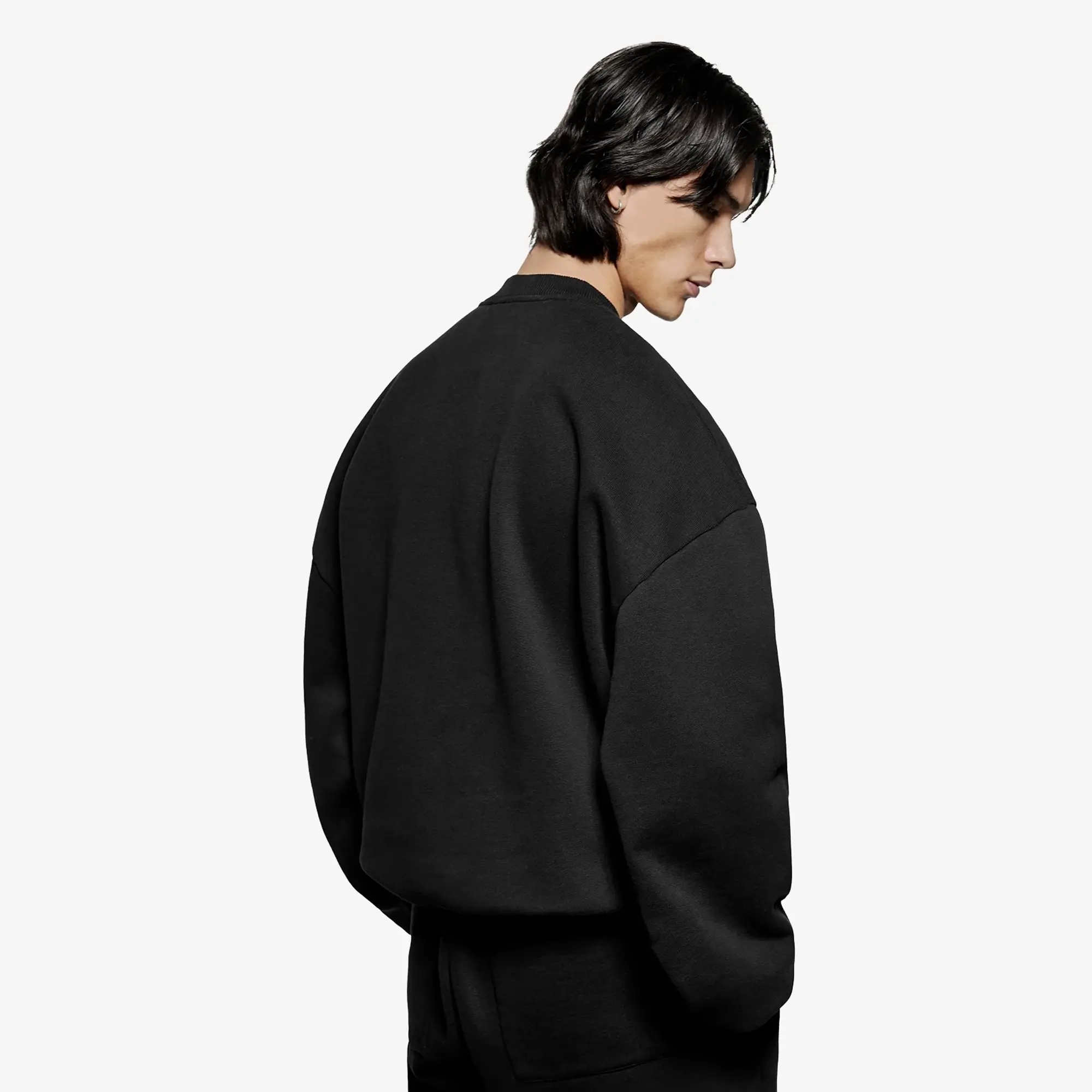 MKI Men's Uniform Crew Sweatshirt Black