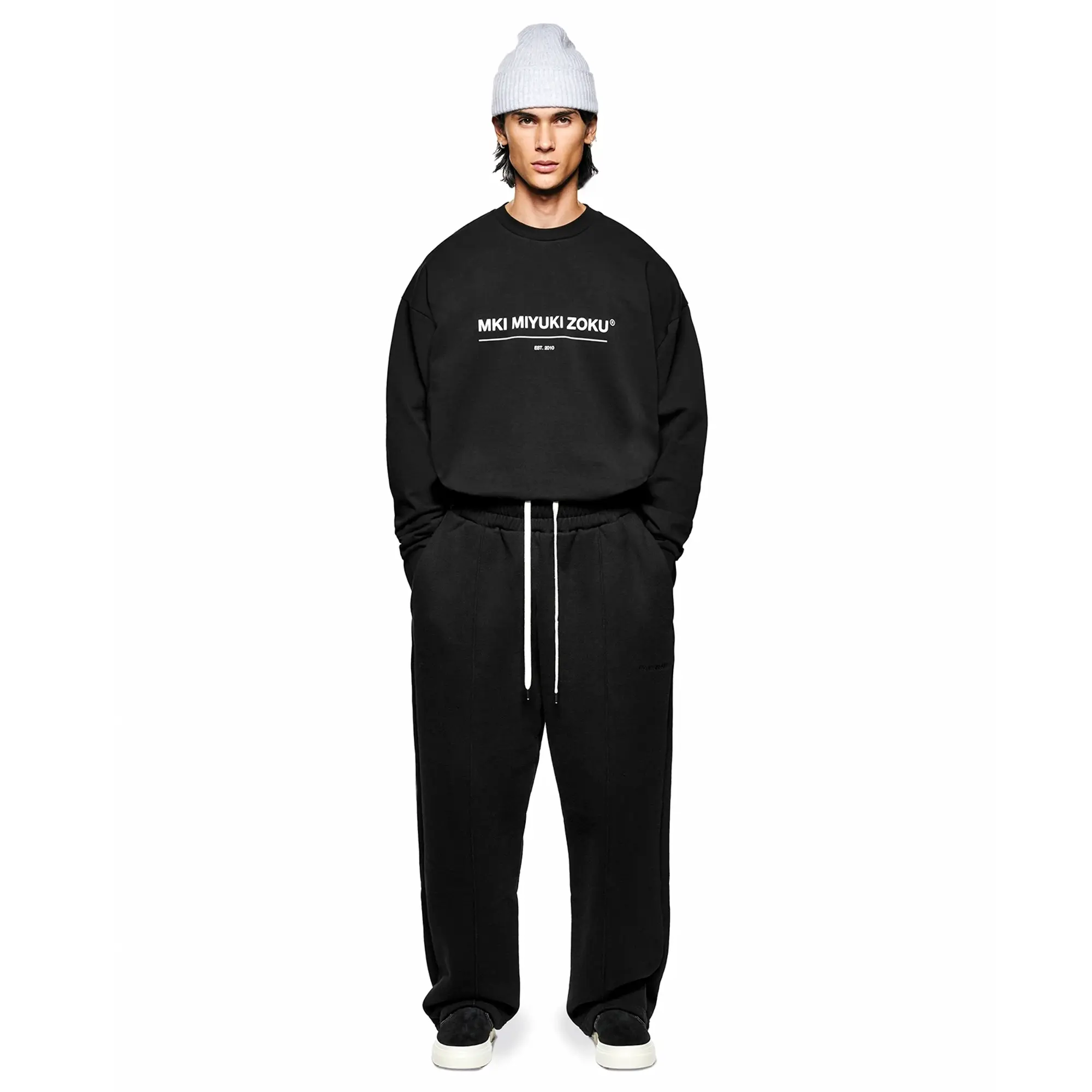 MKI Men's Linear Long Sleeve T-Shirt Black