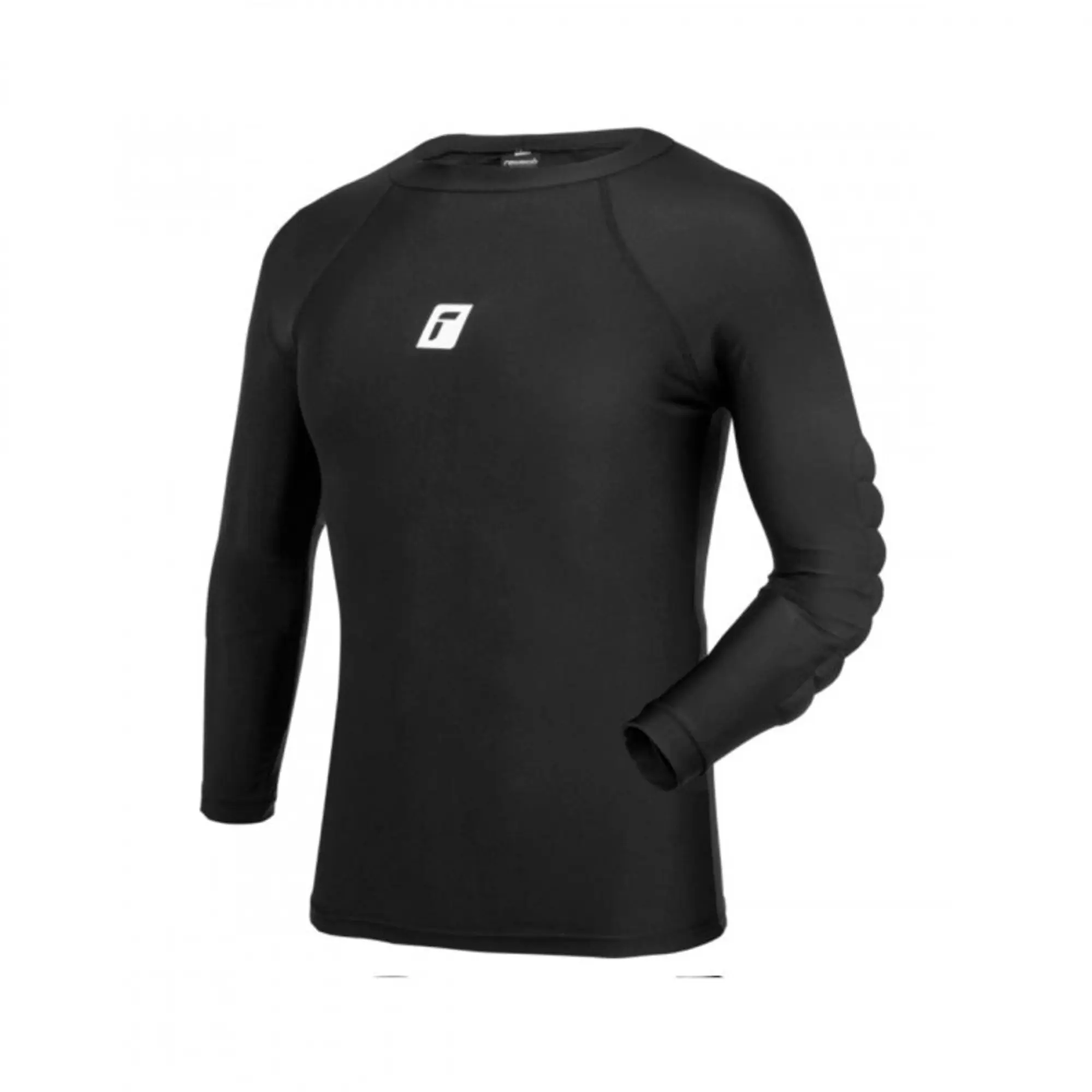 Reusch Goalkeeper Shirt Baselayer Compression Soft Padded - ['Black']