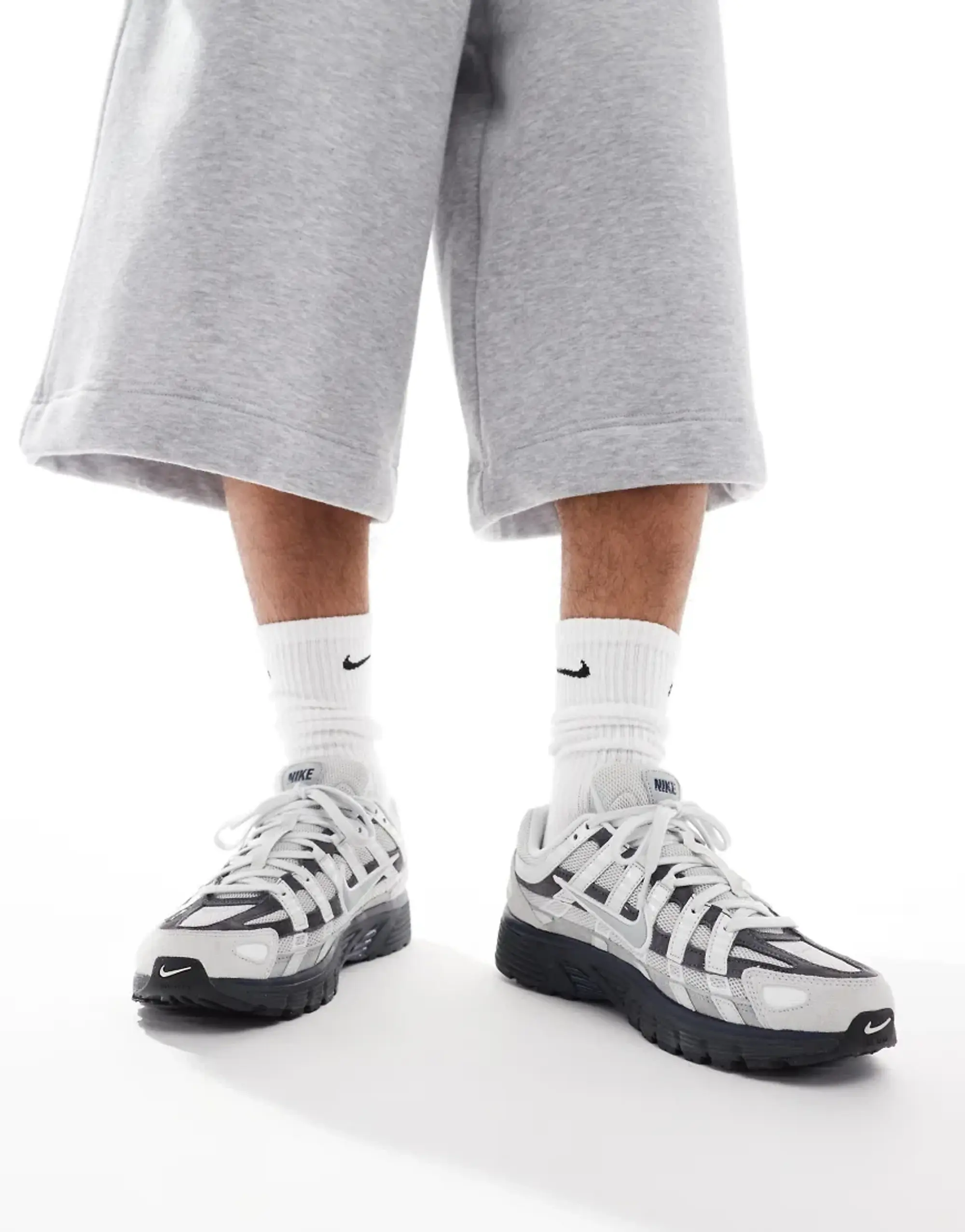 Nike P-6000 Premium Trainer In Dust And Metallic-Grey