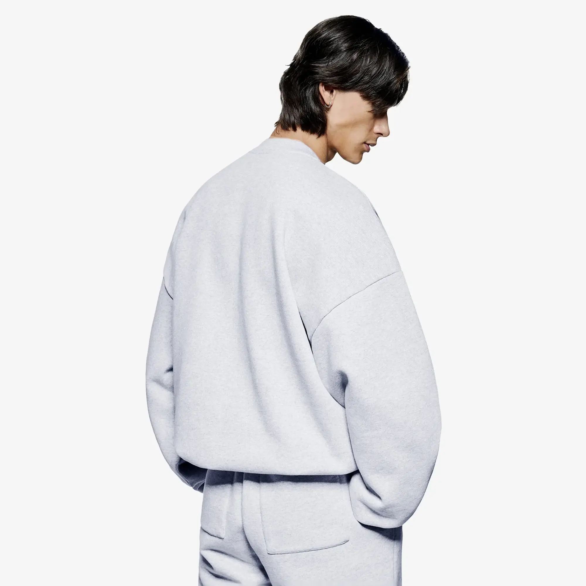 MKI Men's Uniform Crew Sweatshirt Grey