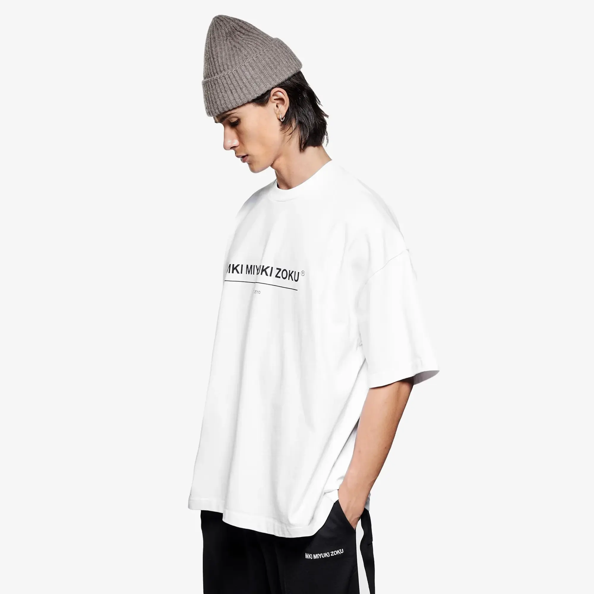 MKI Men's Linear T-Shirt White