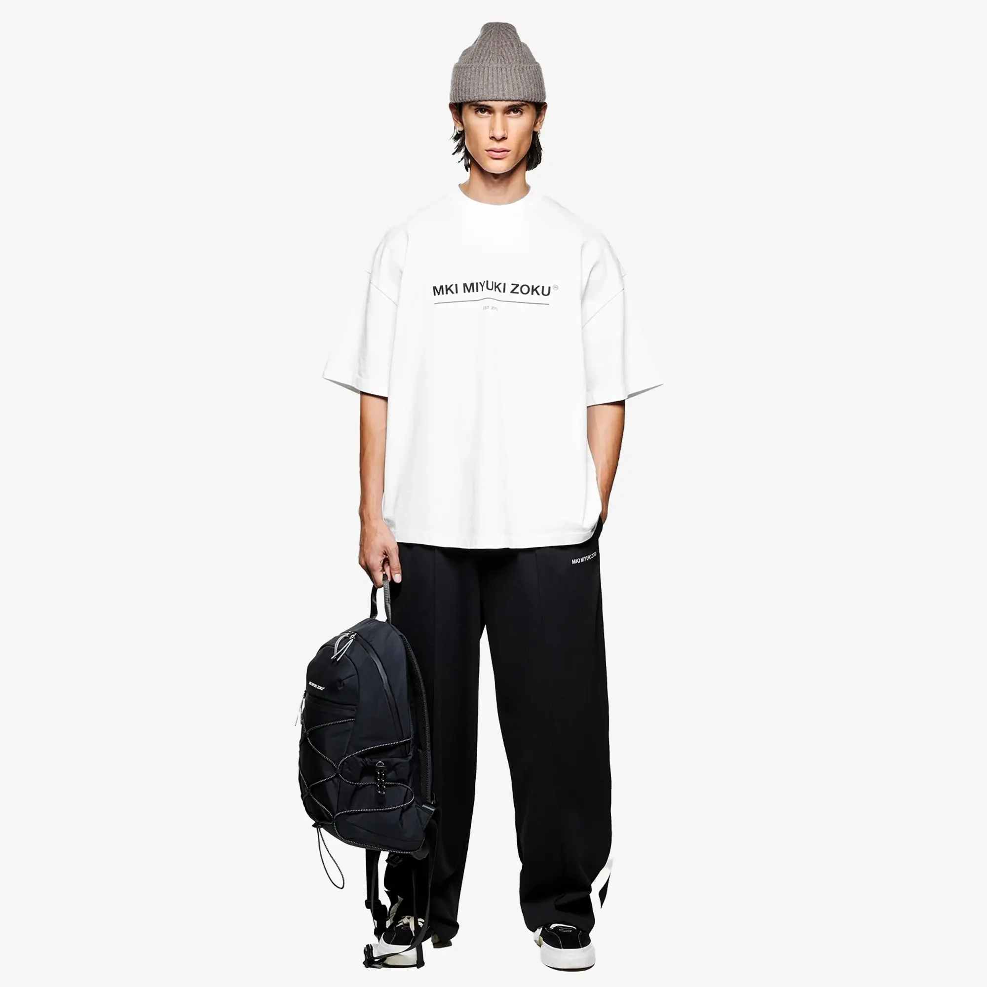 MKI Men's Linear T-Shirt White