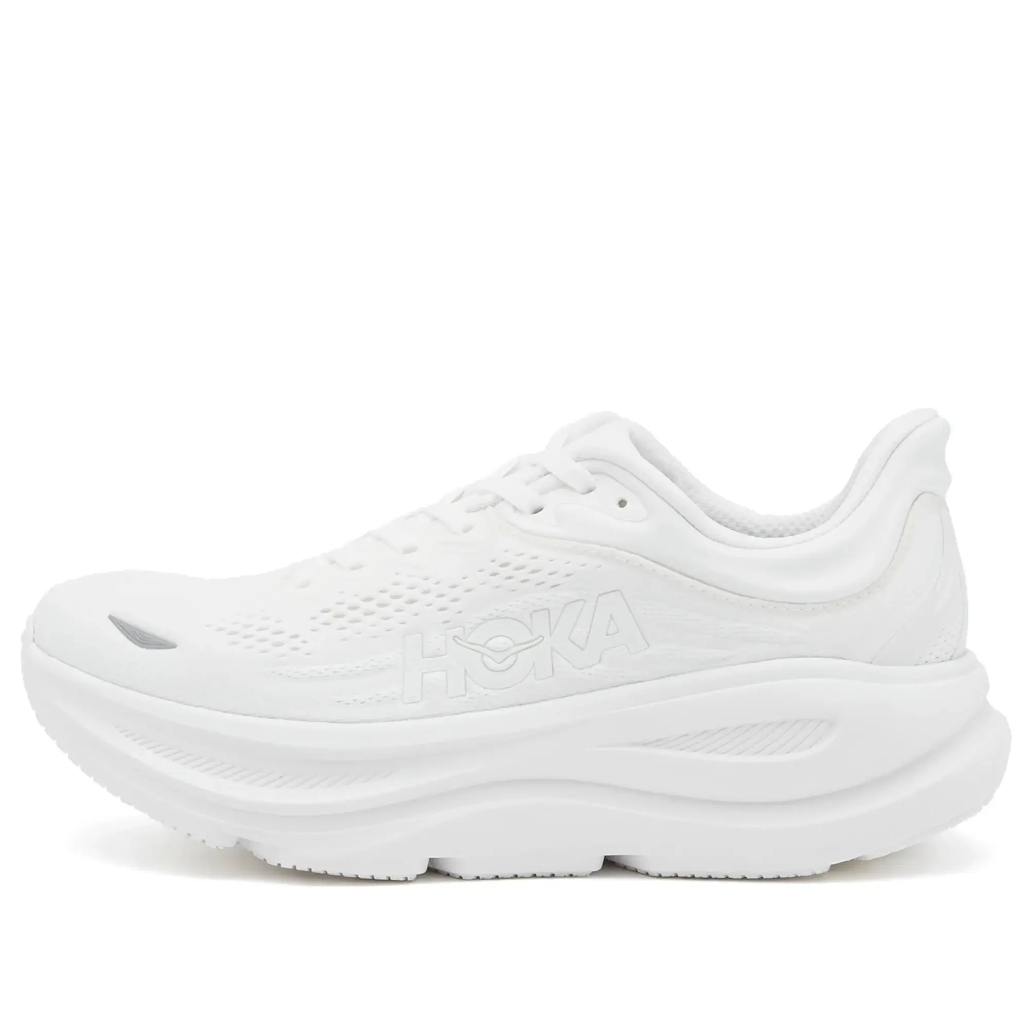 Hoka One One HOKA Women's Bondi 9 Road Running Shoes - White -  Size: UK 8