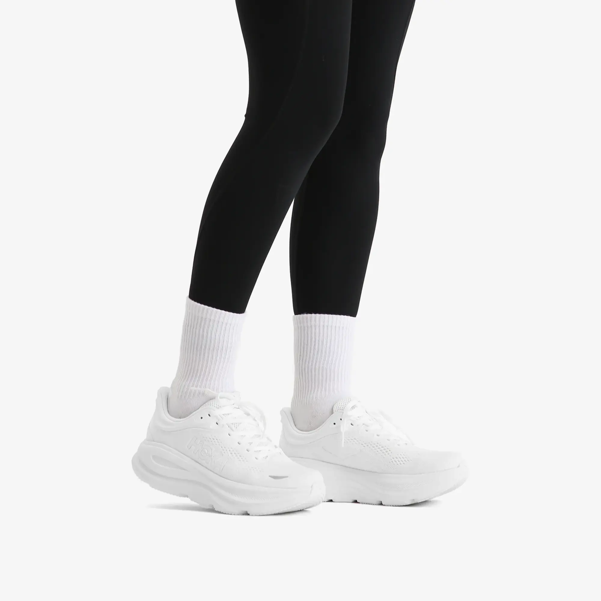 Hoka One One HOKA Women's Bondi 9 Road Running Shoes - White -  Size: UK 8