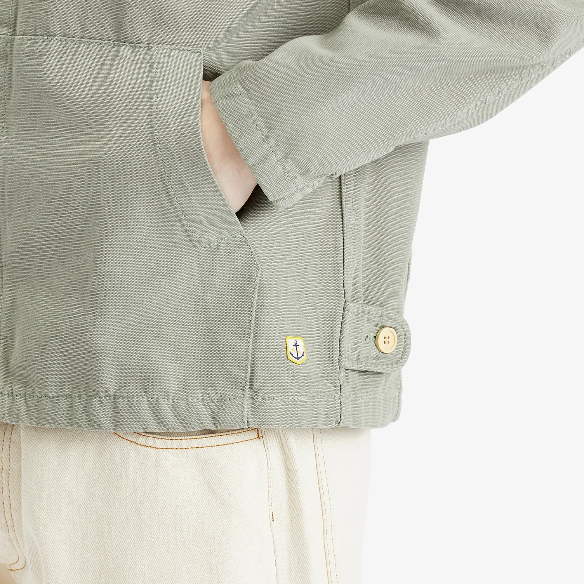 Armor-Lux Men's Fisherman Chore Jacket Shadow