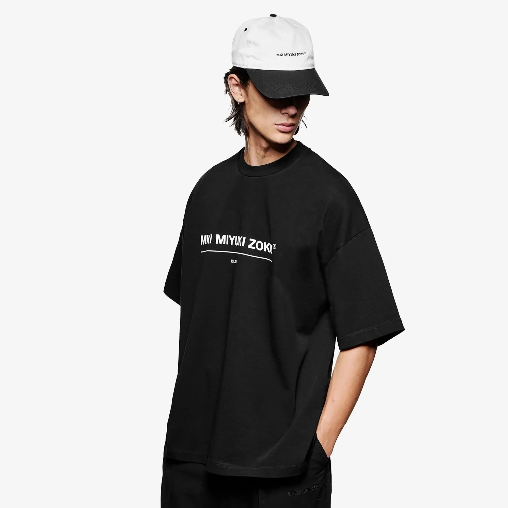 MKI Men's Linear T-Shirt Black