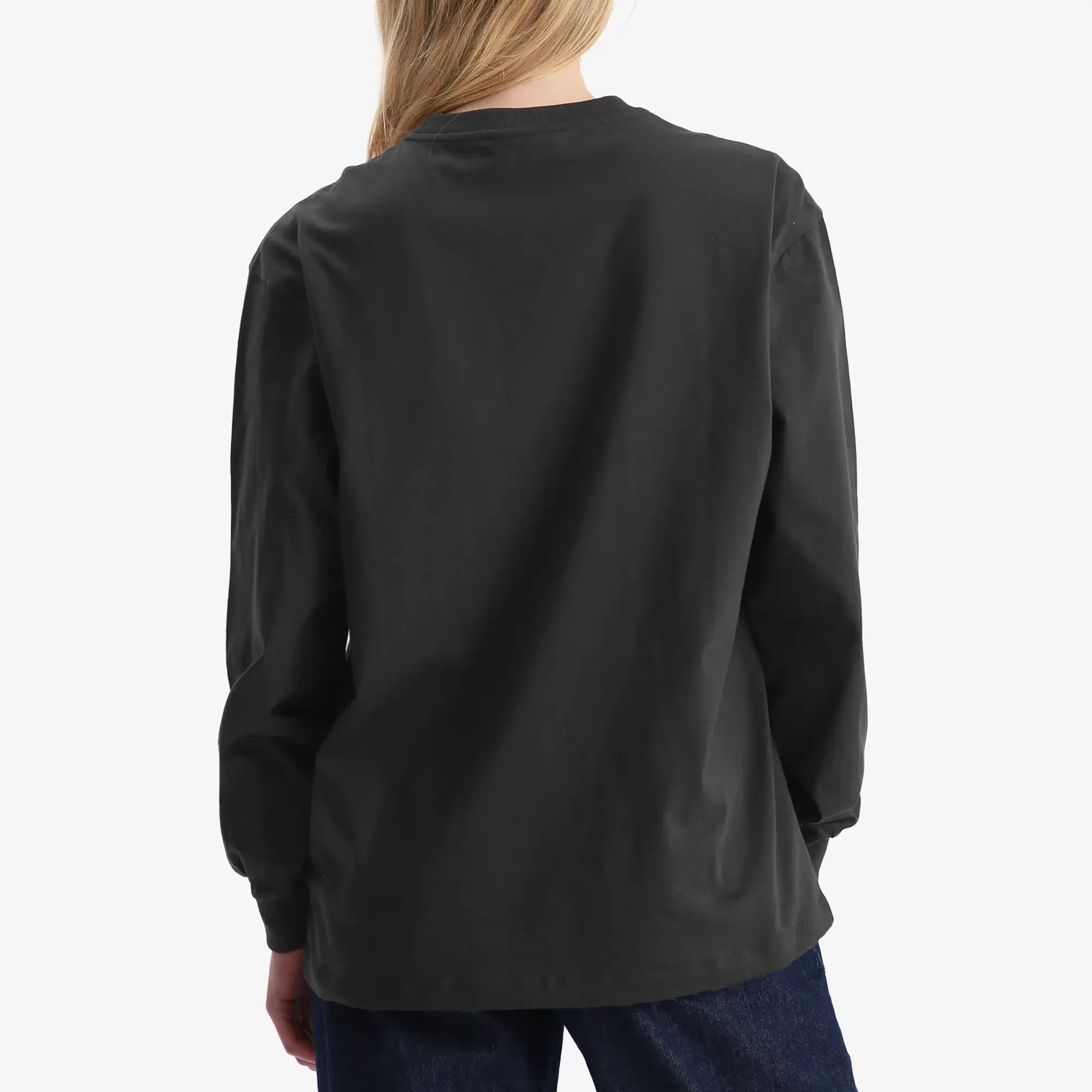 GANNI Women's Teddy Long Sleeve T-Shirt Phantom