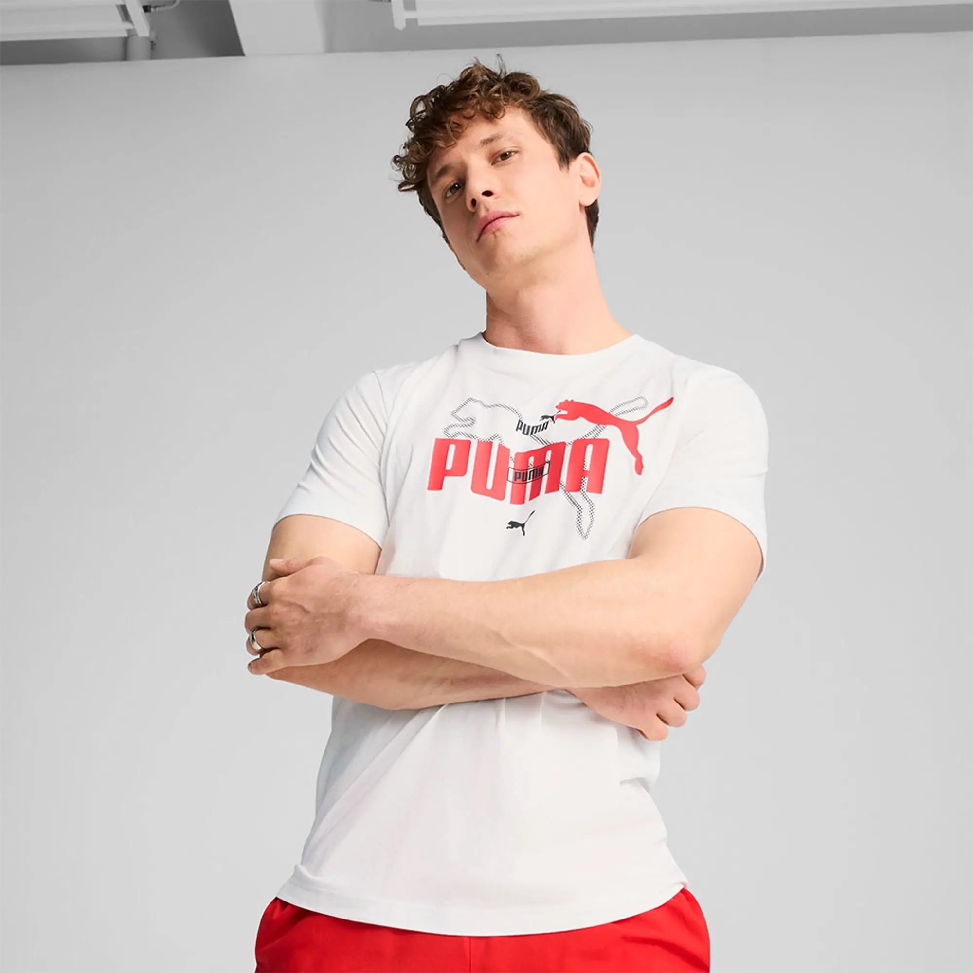 Puma Ess Logo Lab Summer Short Sleeve T-shirt