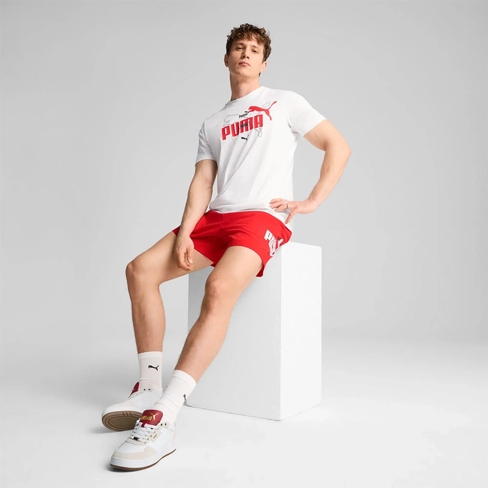 Puma Ess Logo Lab Summer Short Sleeve T-shirt